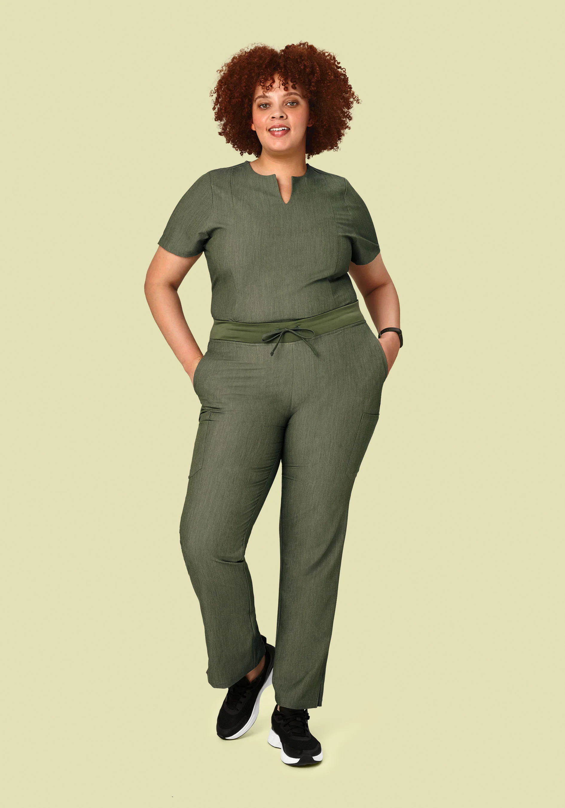 9 Pocket Cargo Pants Heather Olive - Image 7