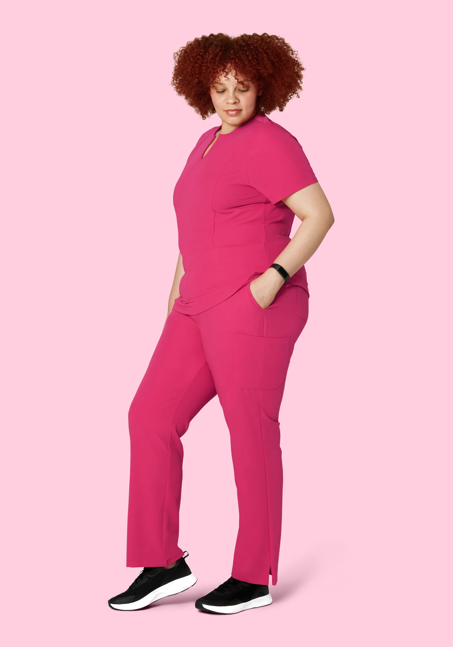 9 Pocket Cargo Pants Hot Pink - Image 7