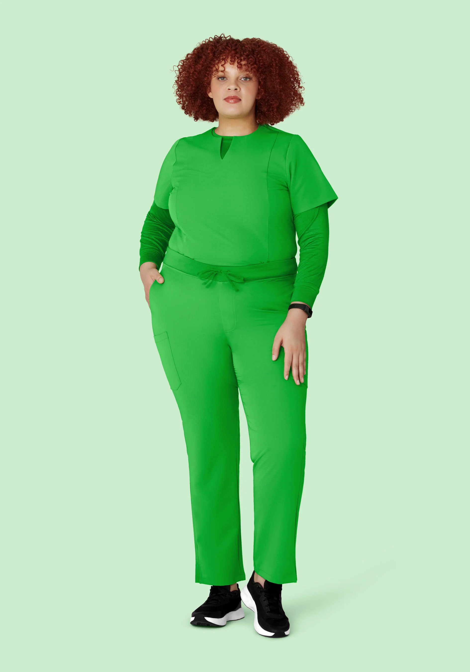 9 Pocket Cargo Pants Kelly Green - Image 8