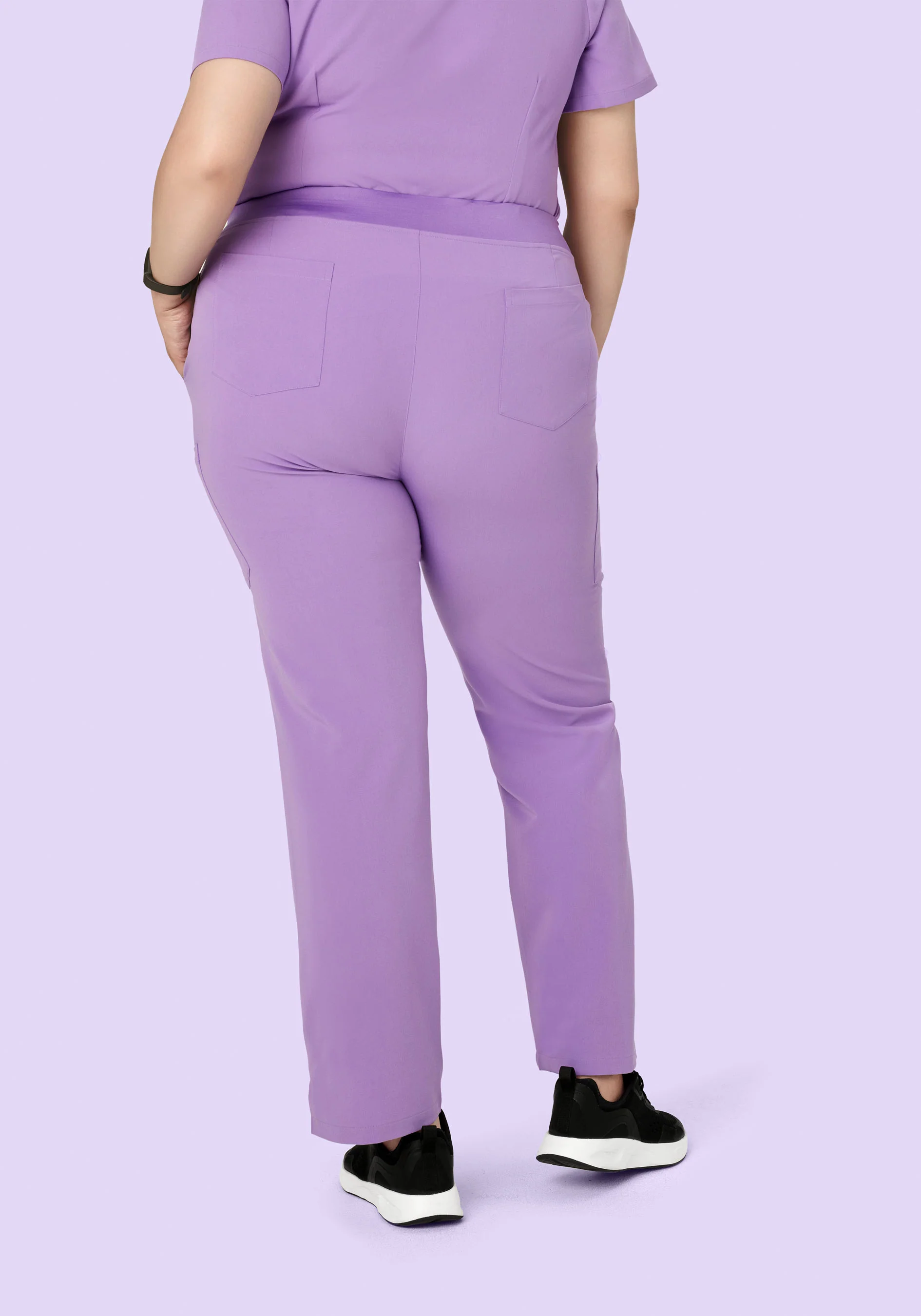 9 Pocket Cargo Pants Lavender - Image 8