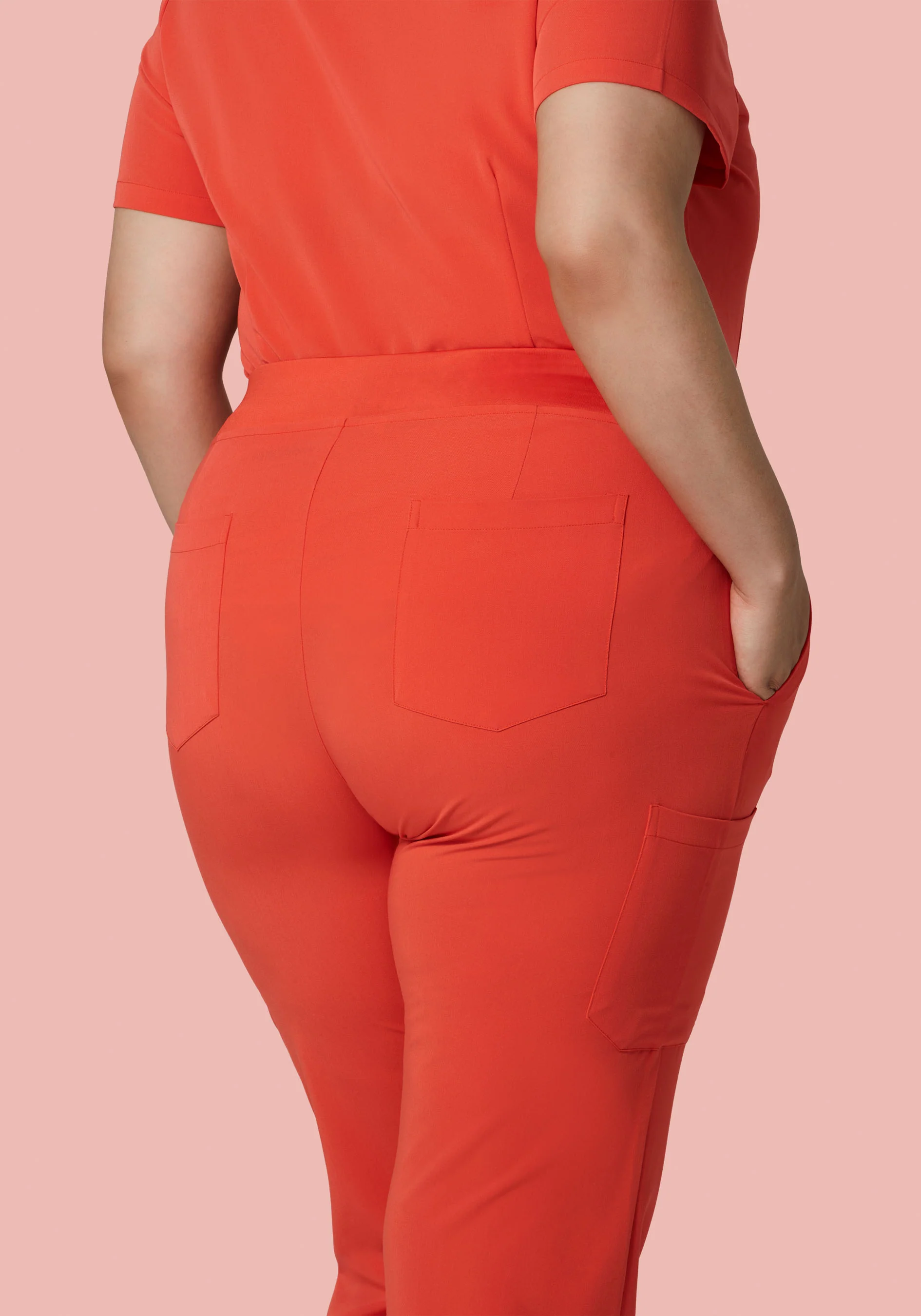 9 Pocket Cargo Pants Terracotta - Image 9