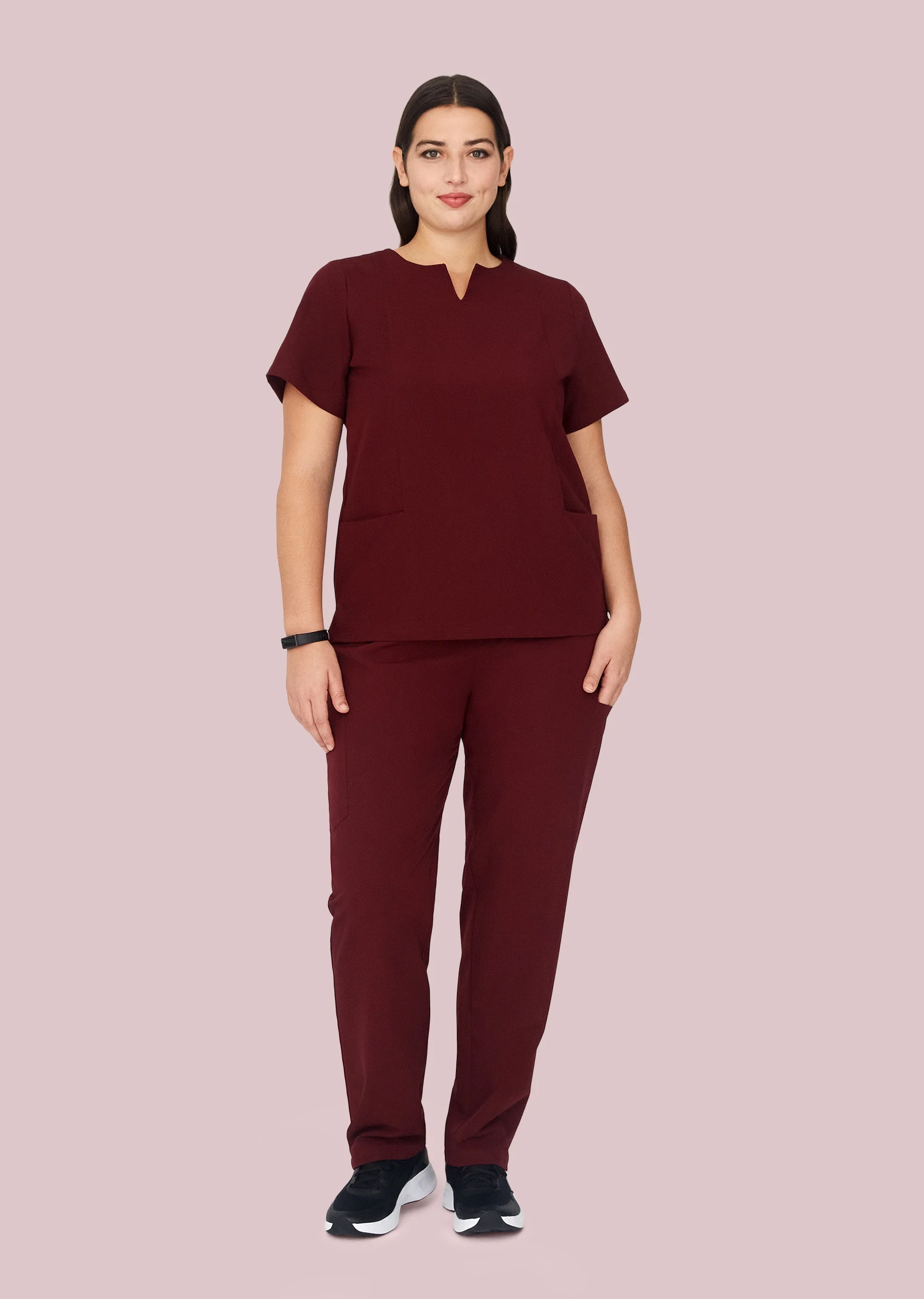 9 Pocket Cargo Pants Wine - Image 5