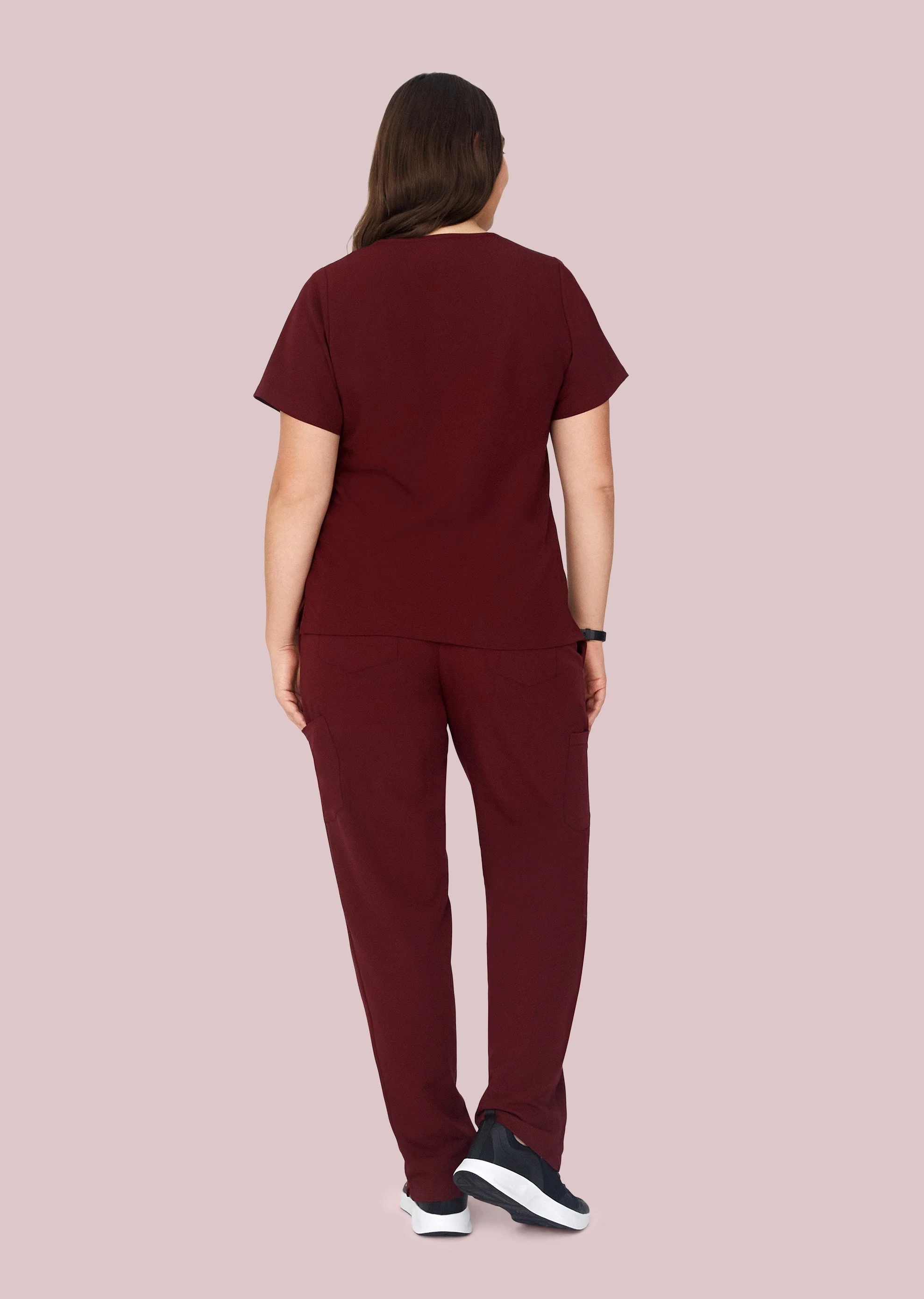 9 Pocket Cargo Pants Wine - Image 7
