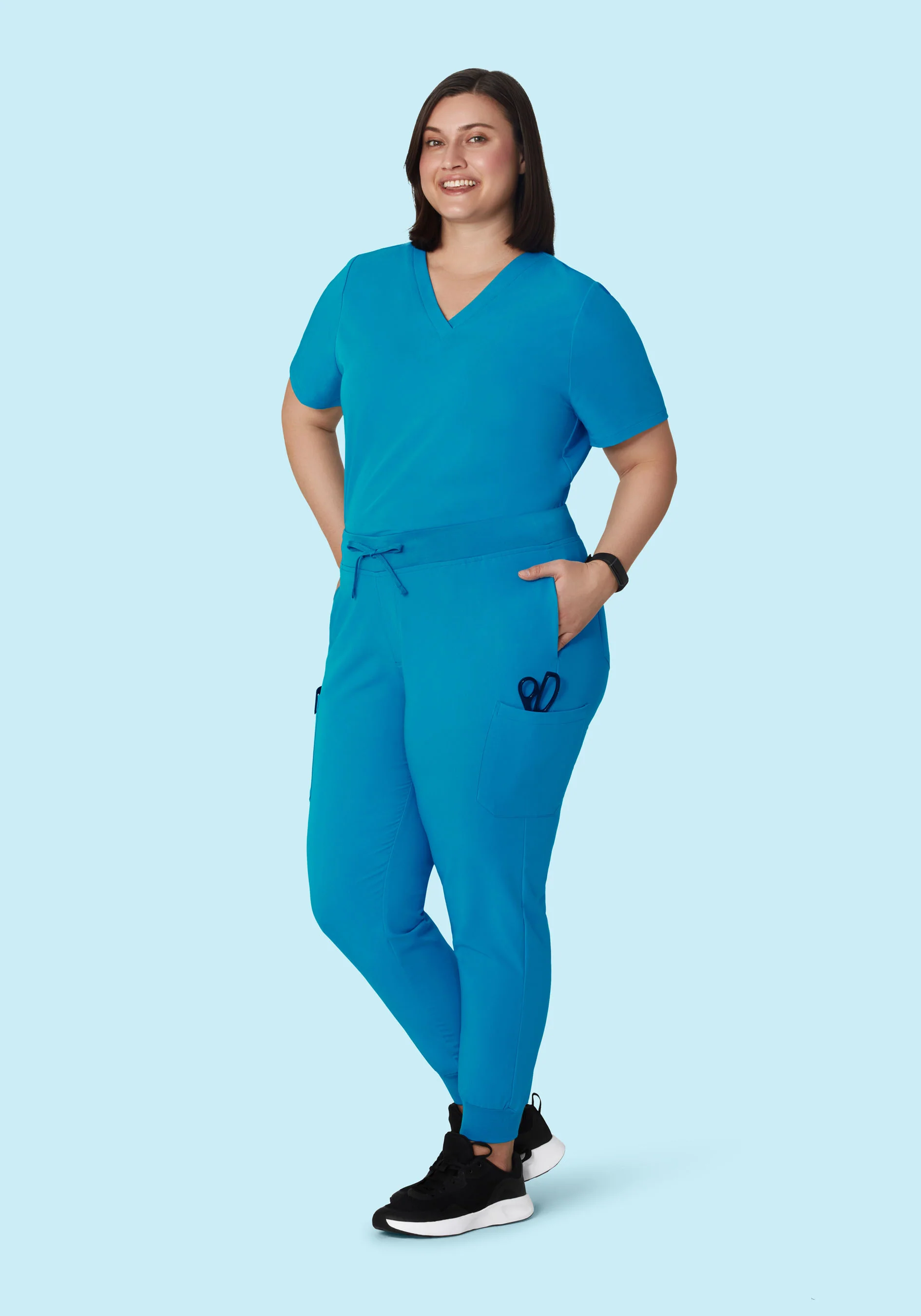 9 Pocket Joggers Azure - Image 6