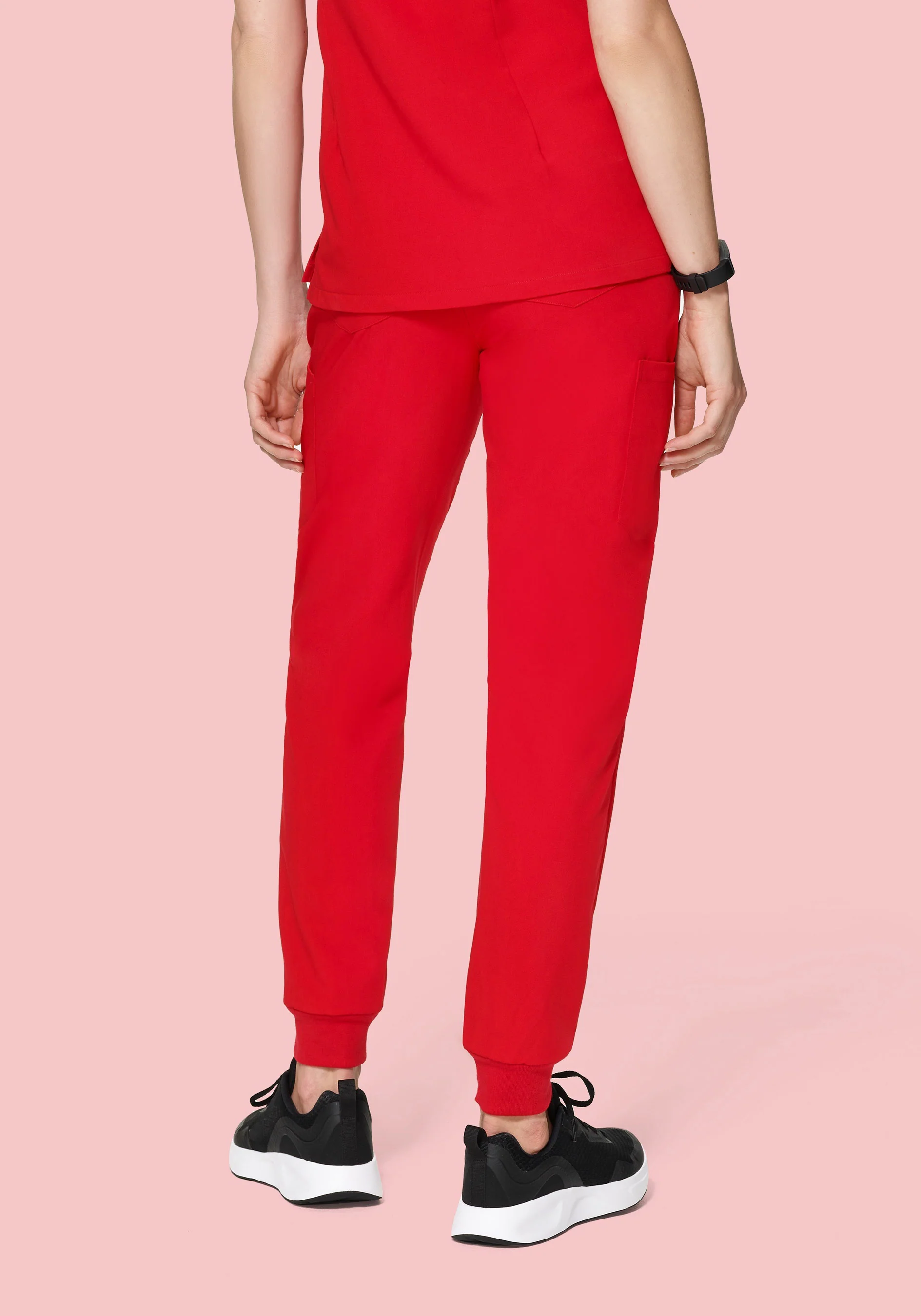 9 Pocket Joggers Candy Red - Image 7