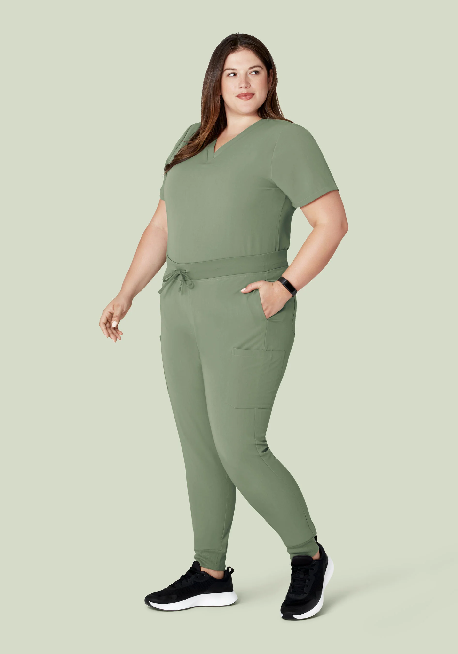 9 Pocket Joggers Cool Sage - Image 6