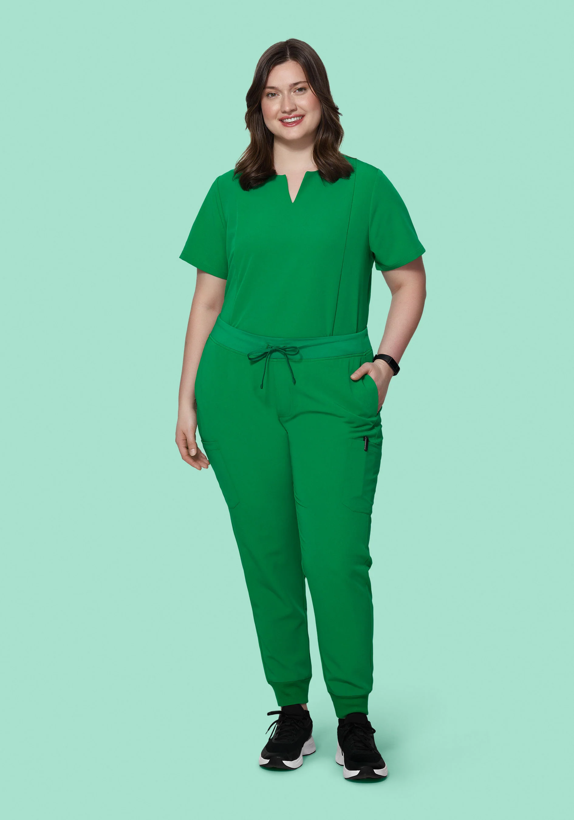 9 Pocket Joggers Emerald - Image 6