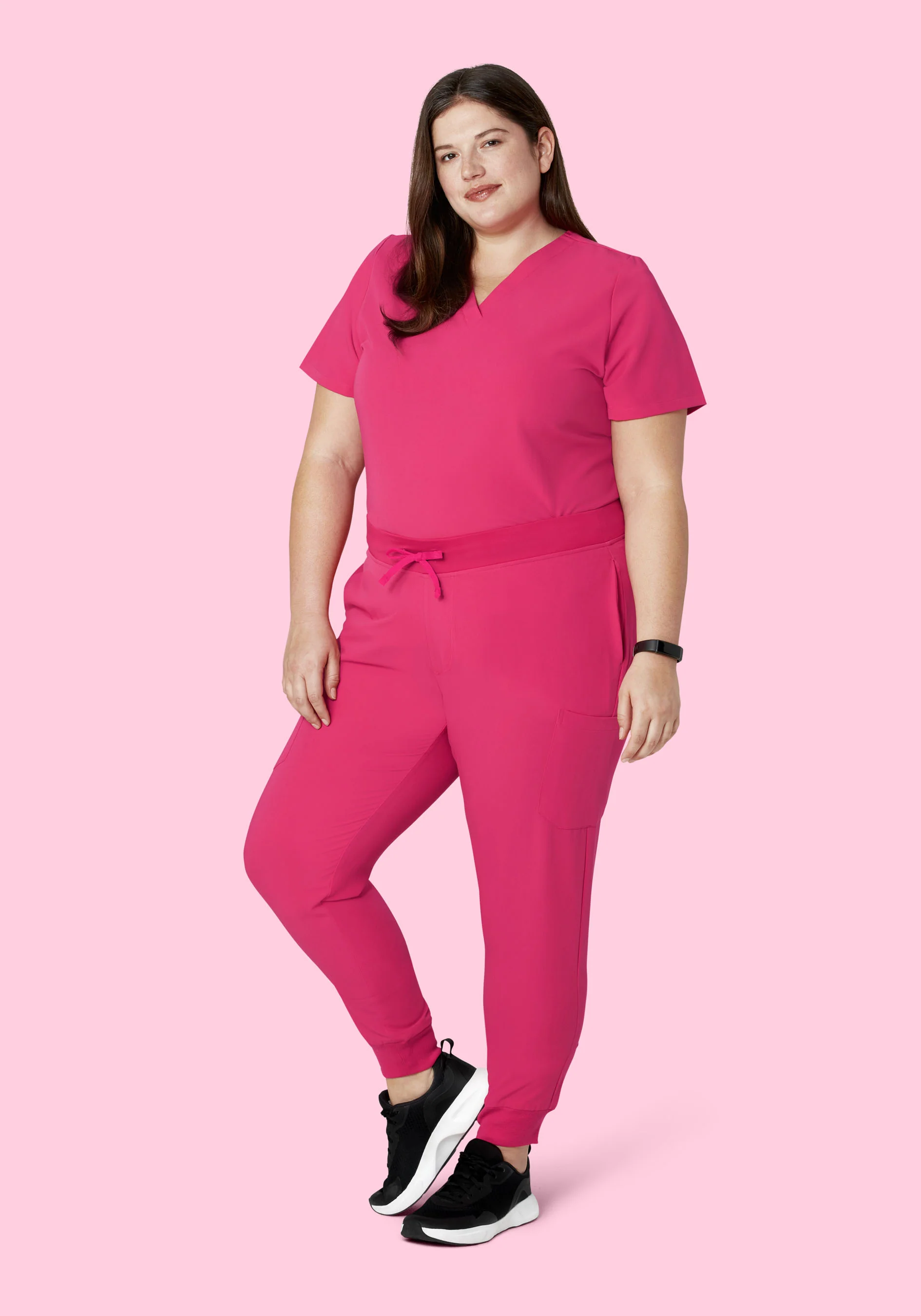 9 Pocket Joggers Hot Pink - Image 6