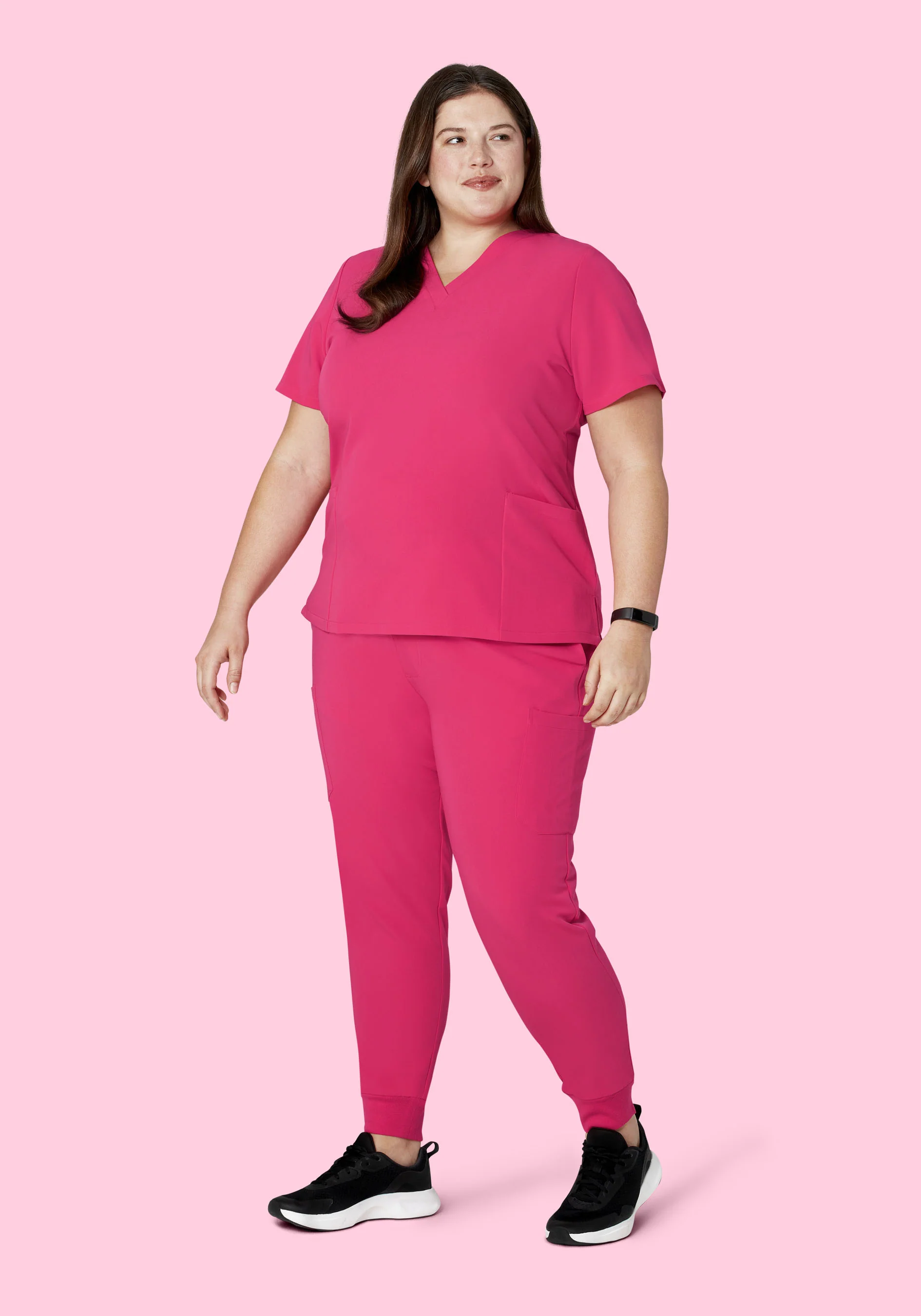 9 Pocket Joggers Hot Pink - Image 8
