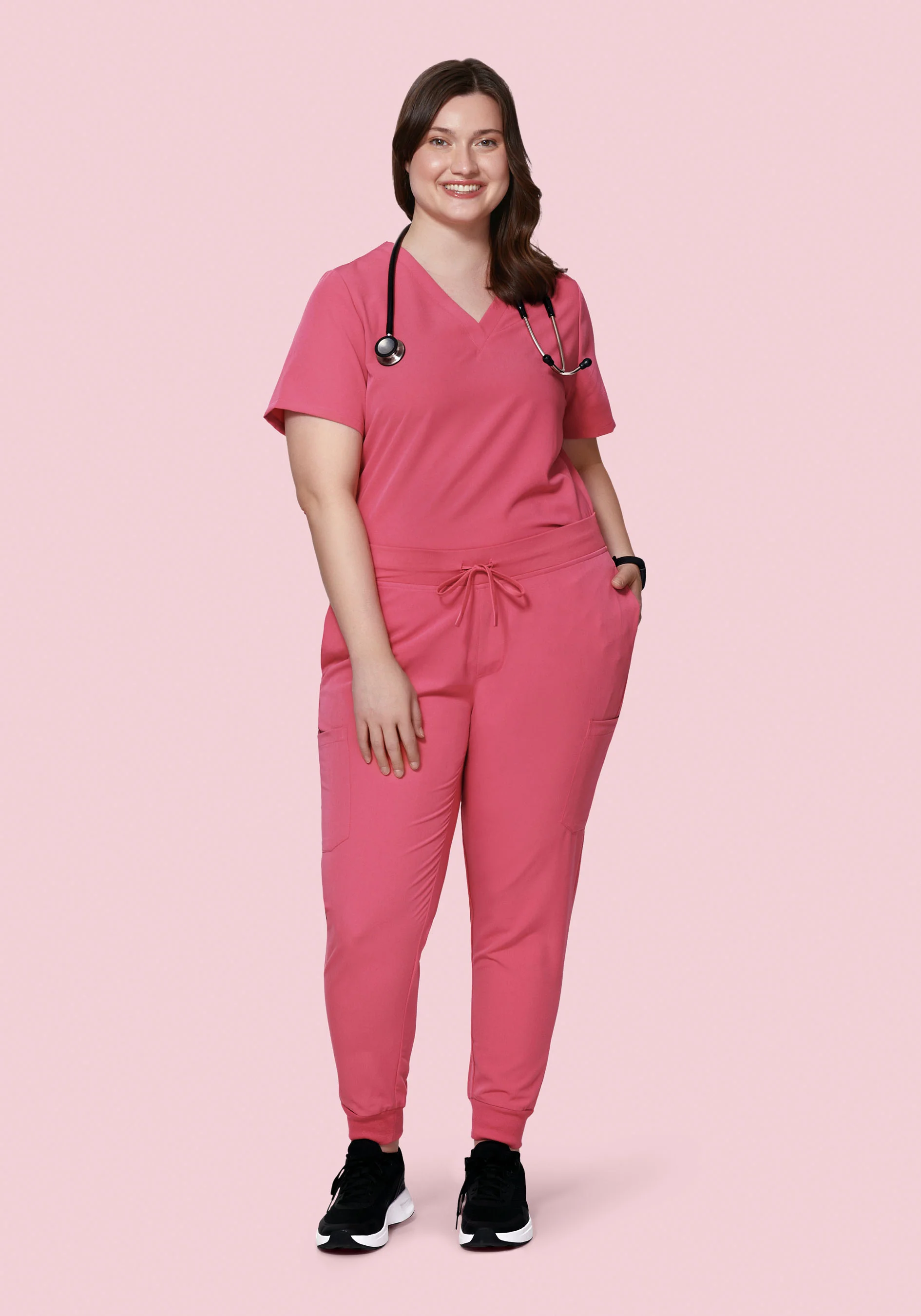 9 Pocket Joggers Jaipur Pink - Image 6