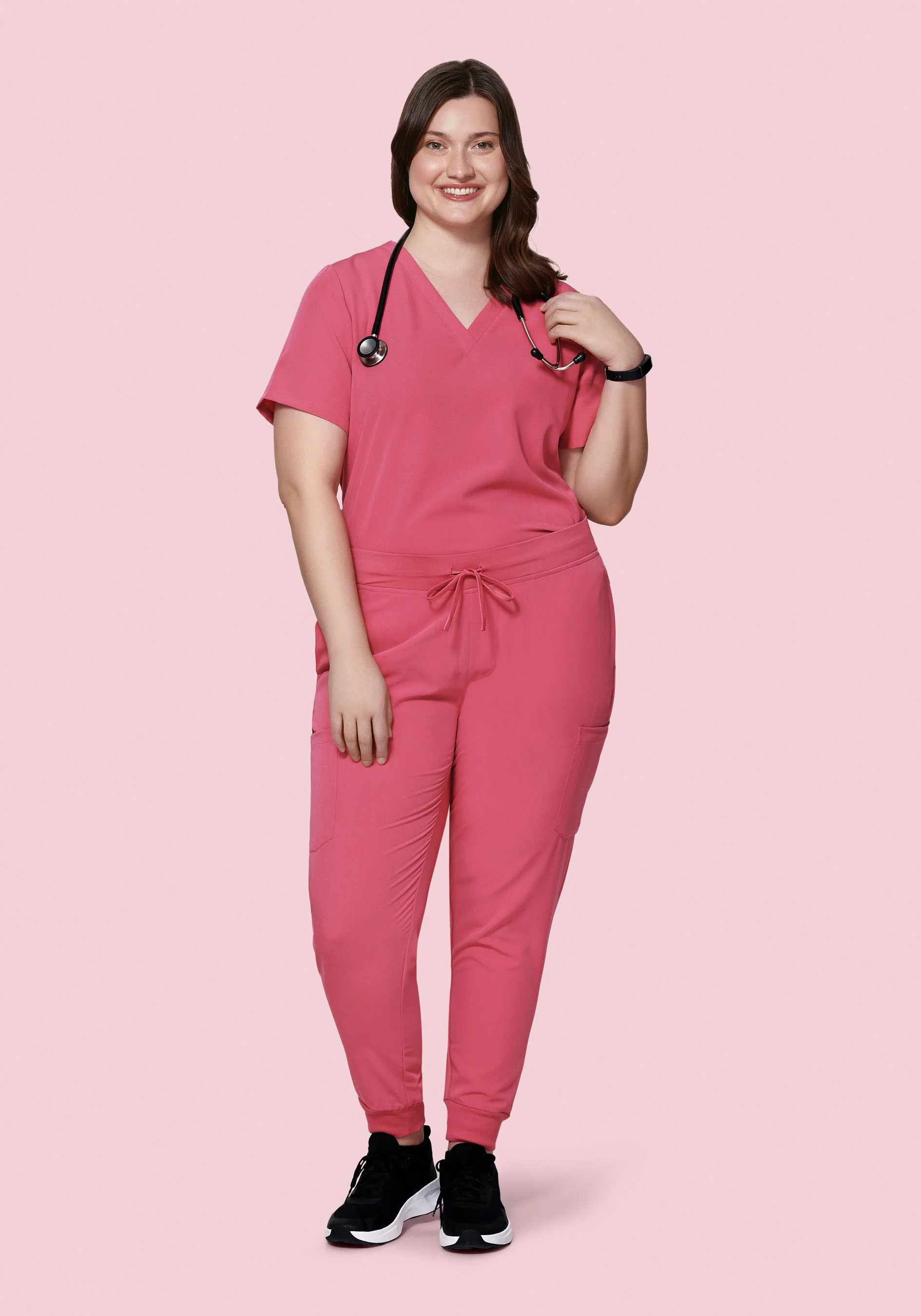 9 Pocket Joggers Jaipur Pink - Image 7
