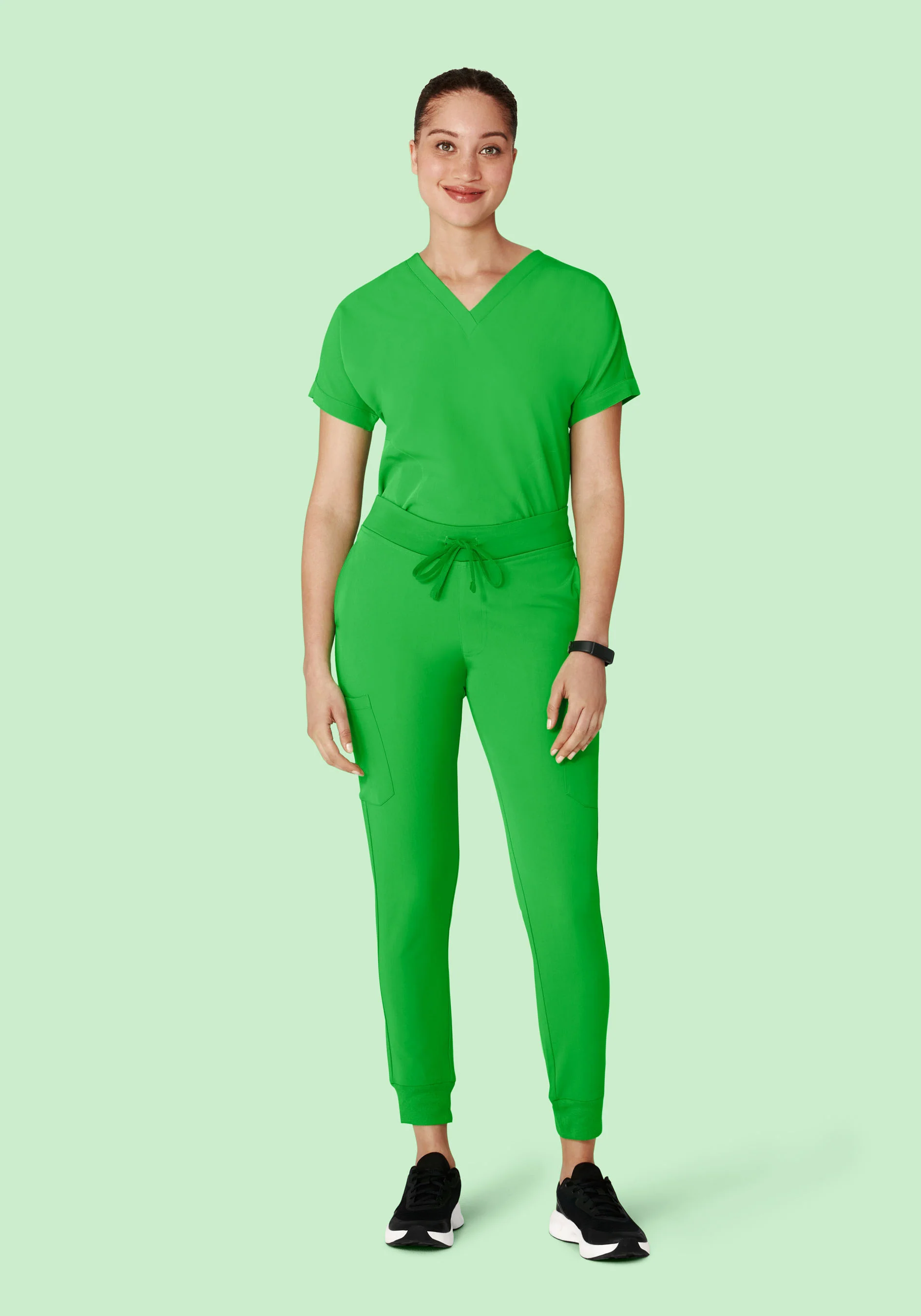 9 Pocket Joggers Kelly Green - Image 2