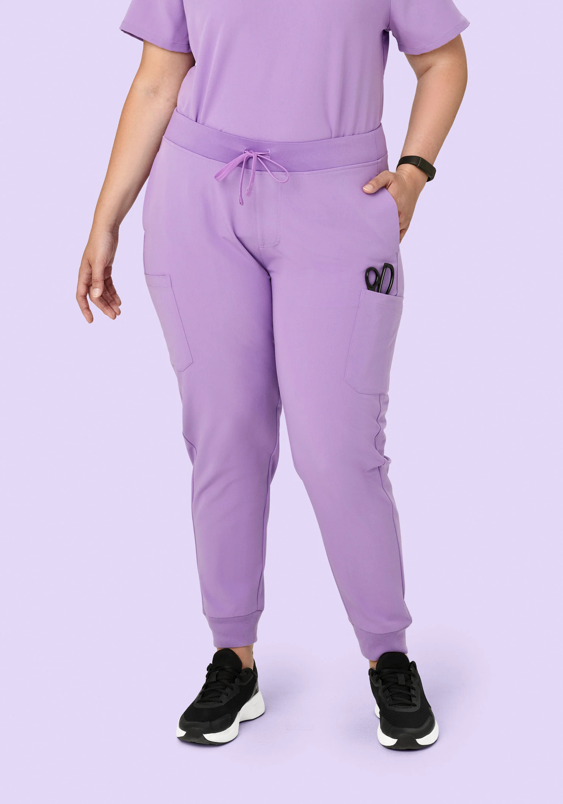 9 Pocket Joggers Lavender - Image 6