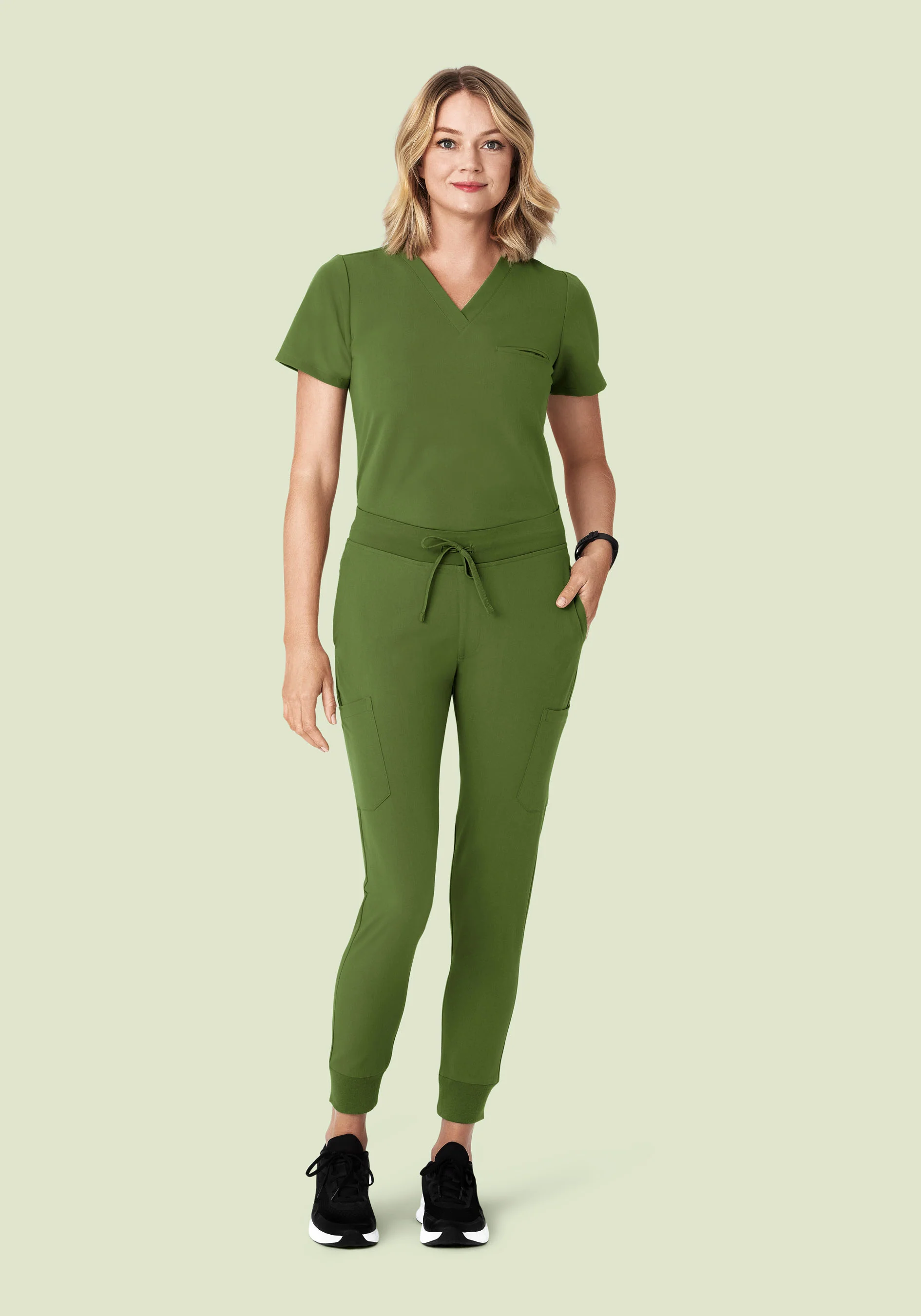 9 Pocket Joggers Moss - Image 2