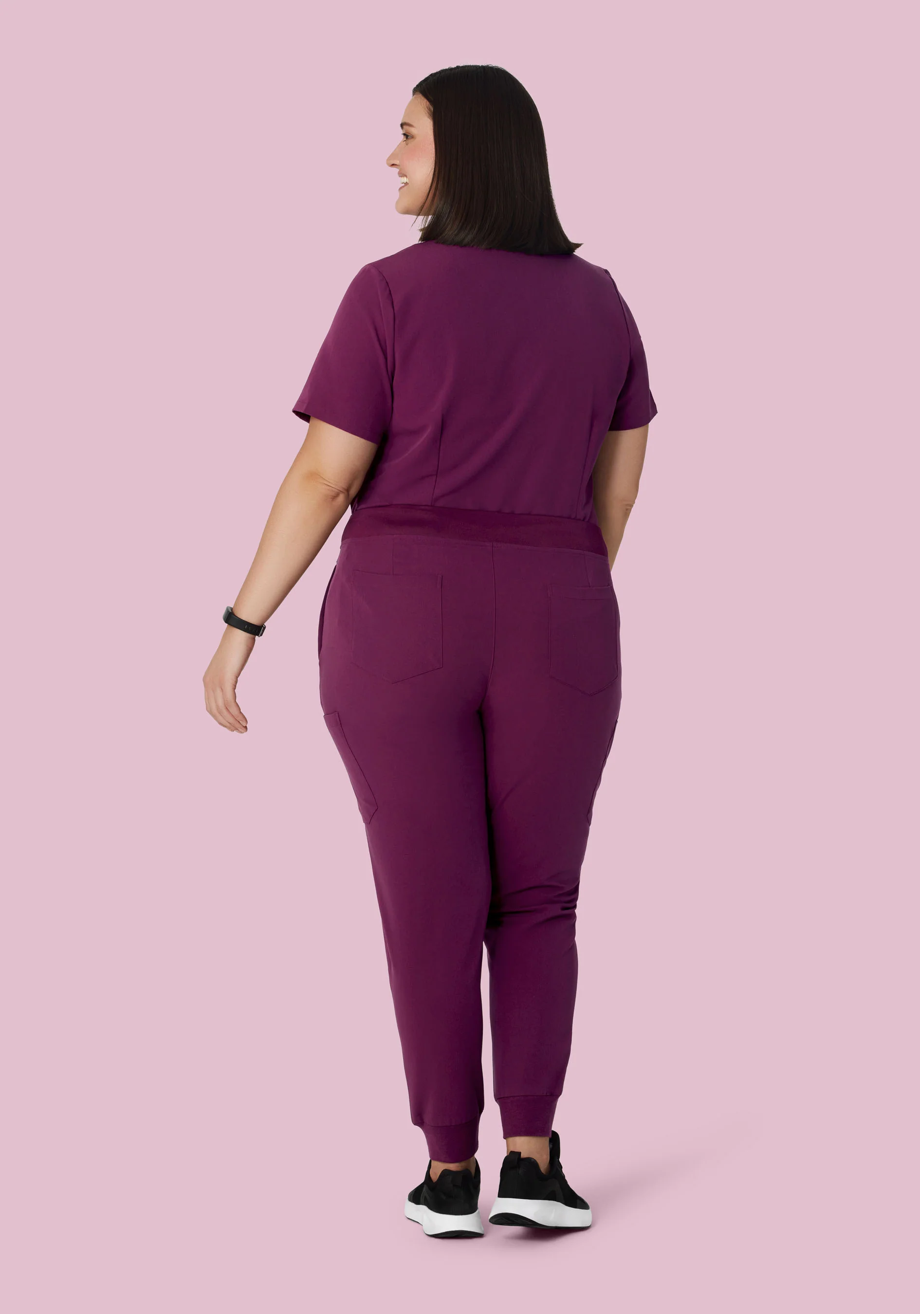 9 Pocket Joggers Plum - Image 8