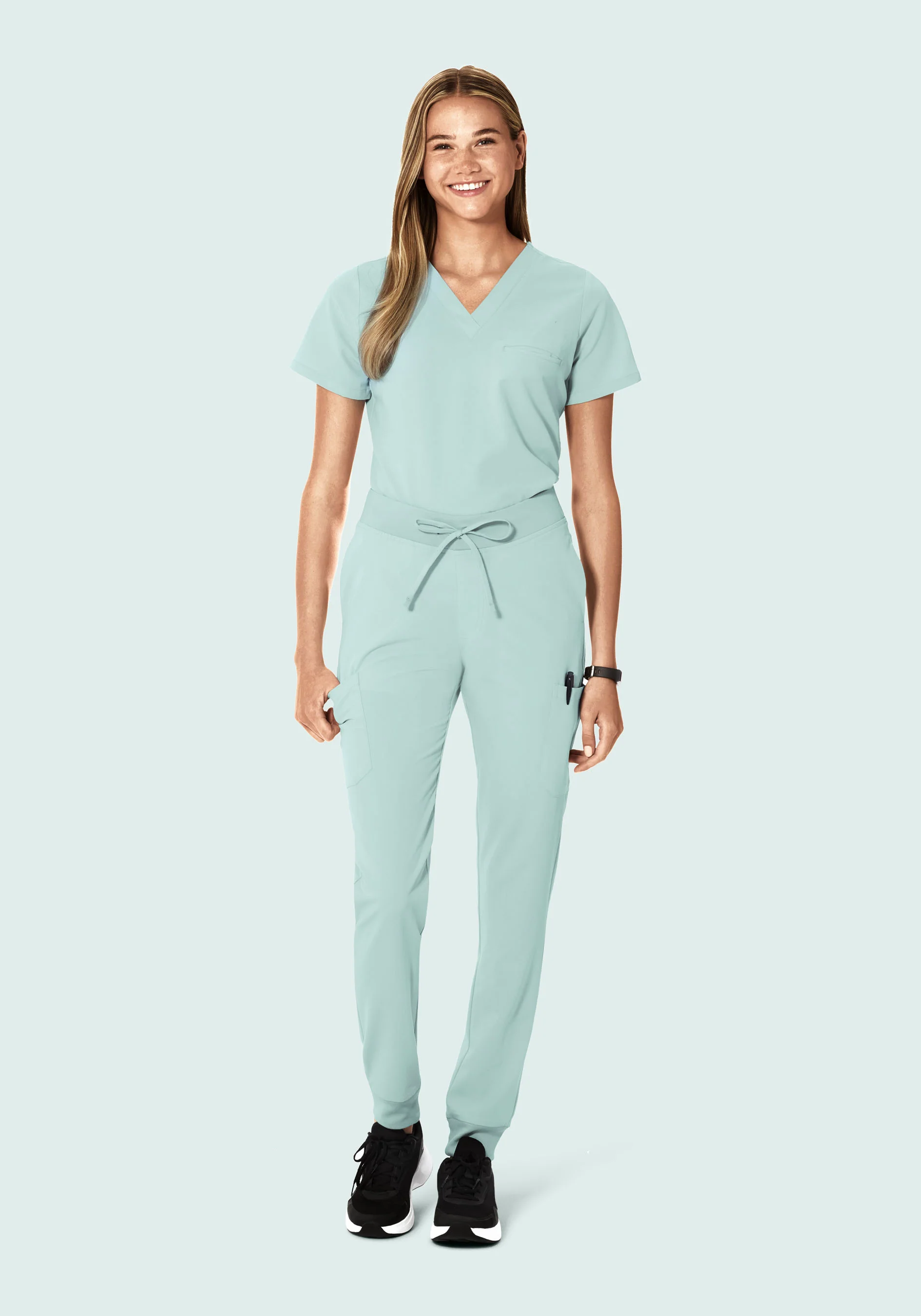 9 Pocket Joggers Sterling Blue - Image 2