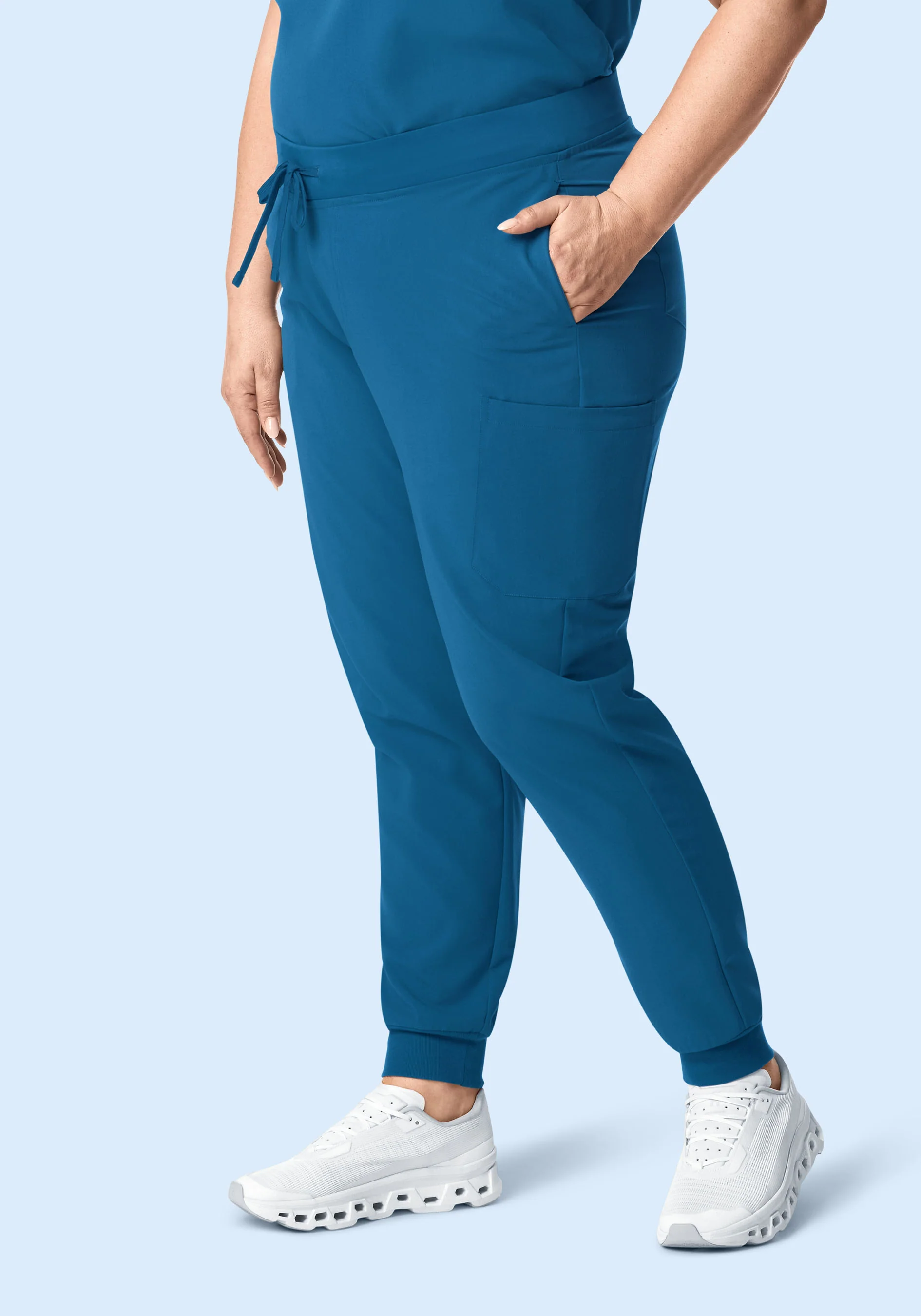 9 Pocket Joggers Vallarta Blue - Image 4