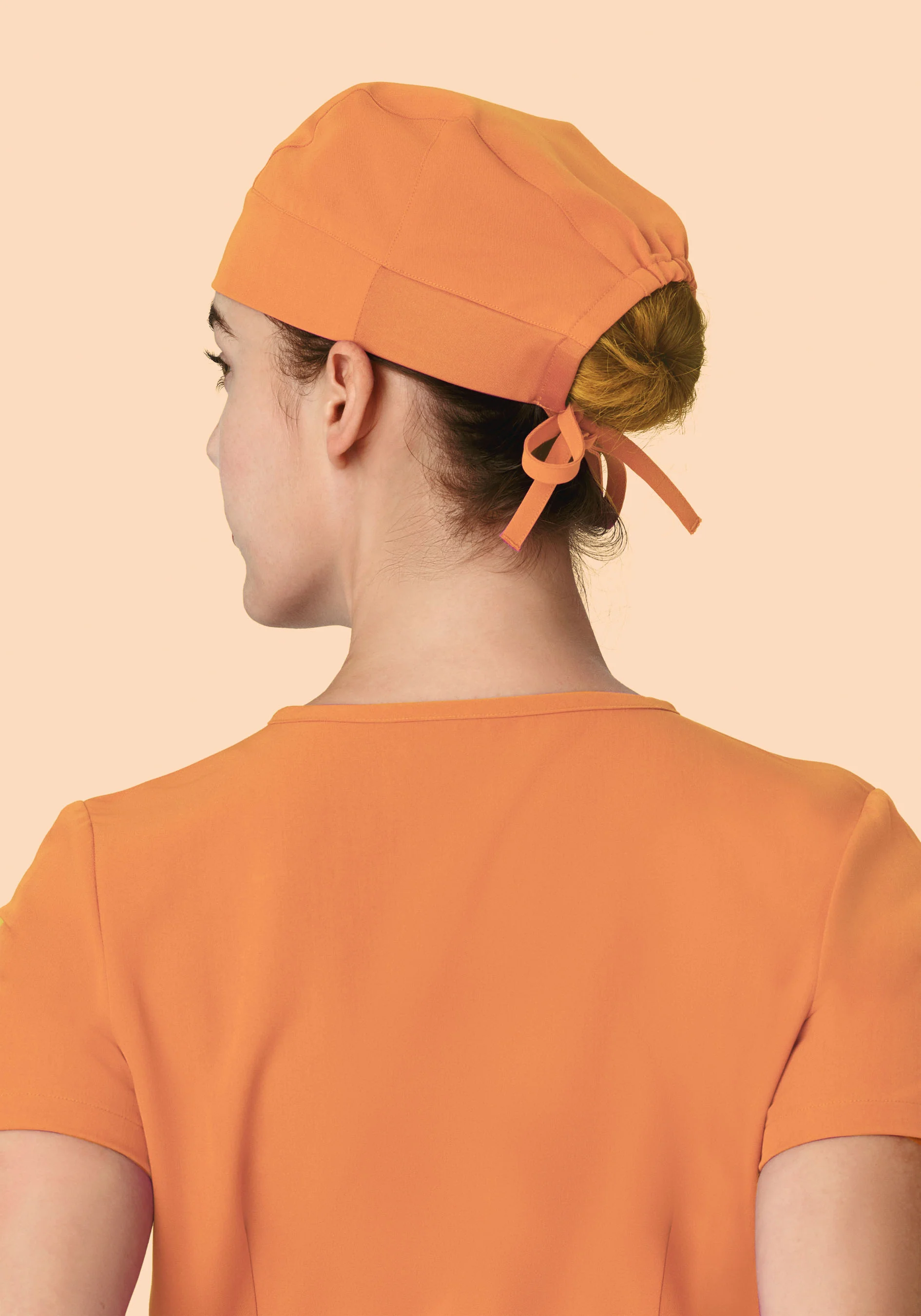 Contemporary Scrub Cap Cantaloupe - Image 2
