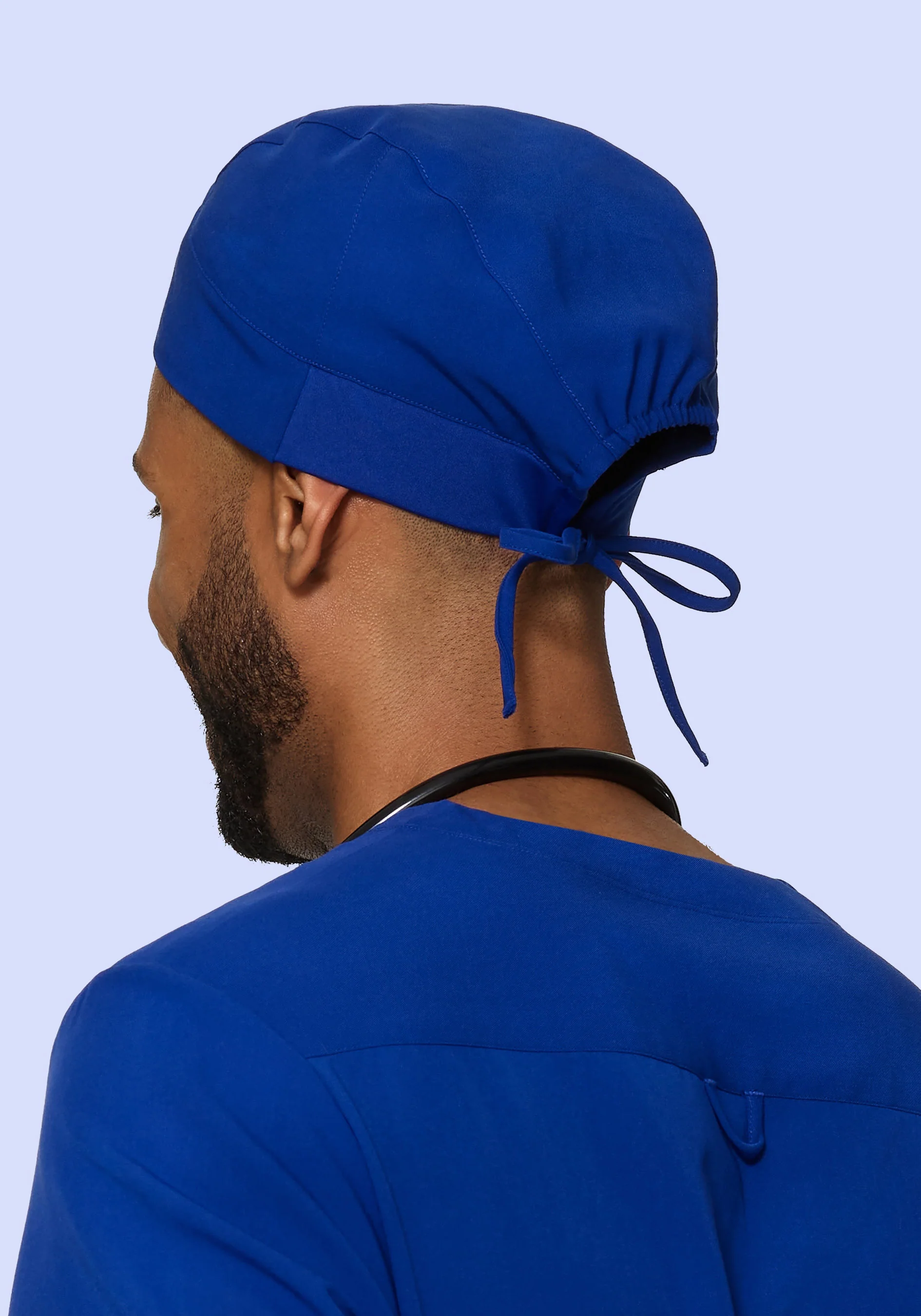 Contemporary Scrub Cap Galaxy Blue - Image 5