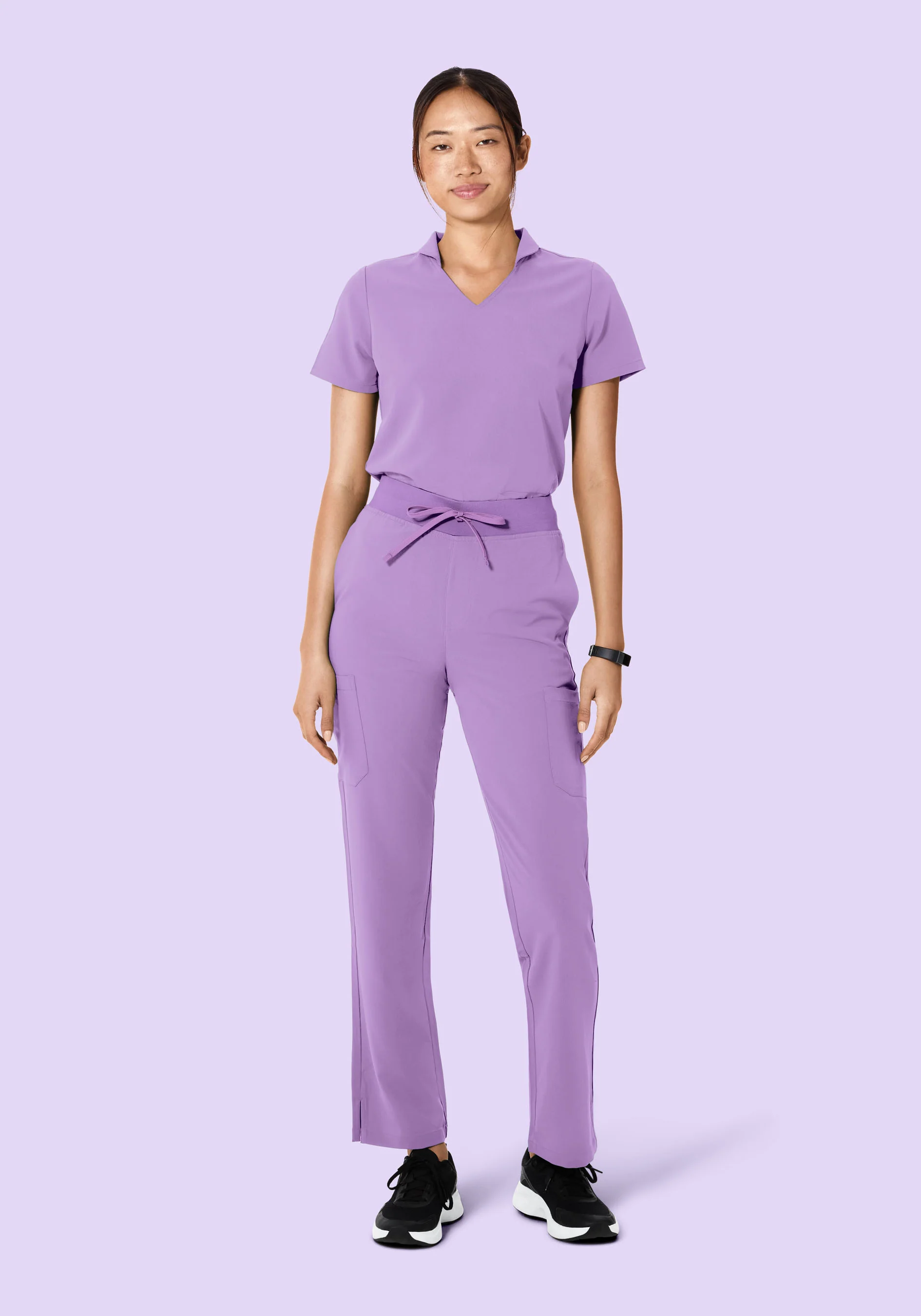 High Waisted Cargos Lavender - Image 3