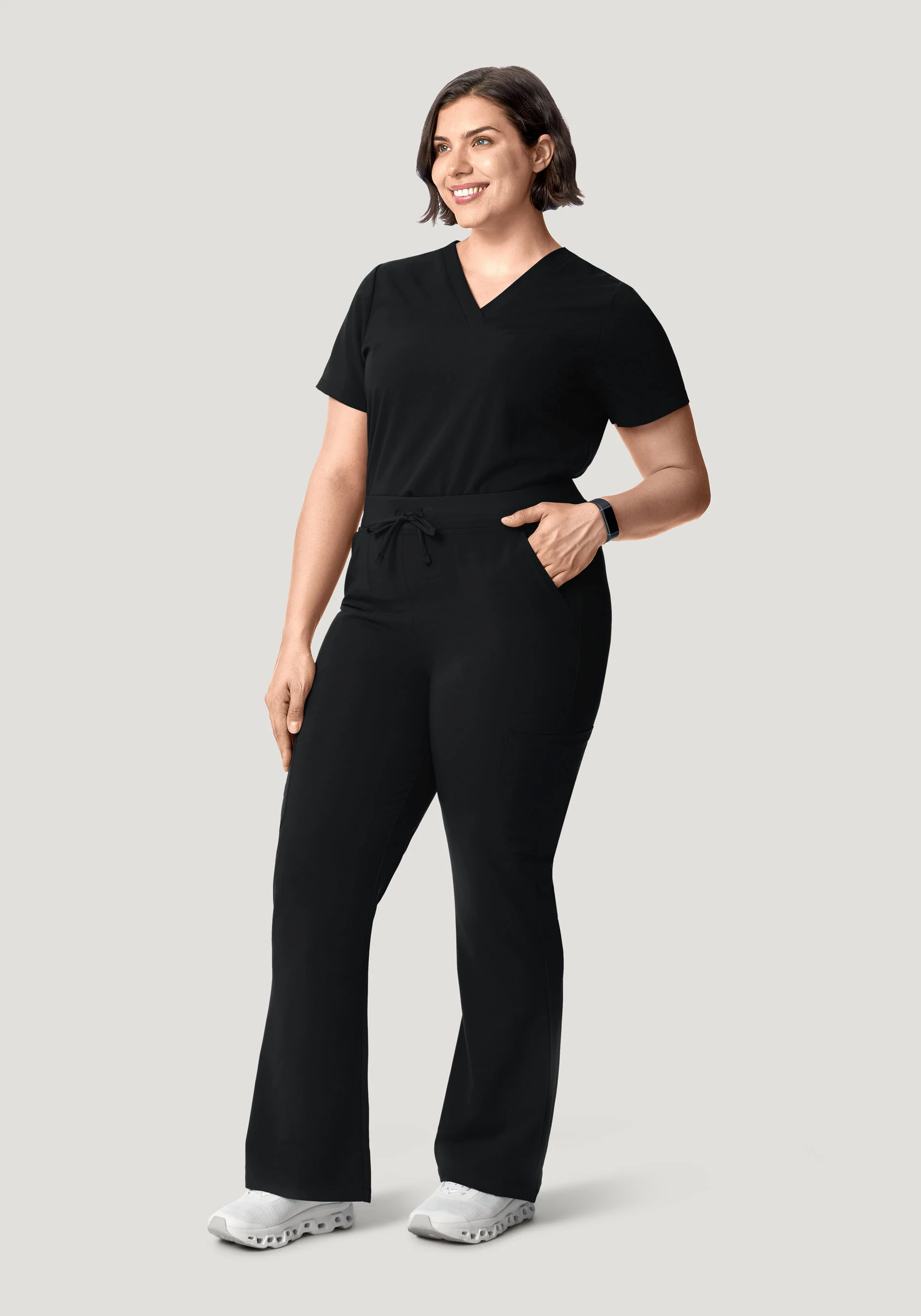 High Waisted Flares Black - Image 5