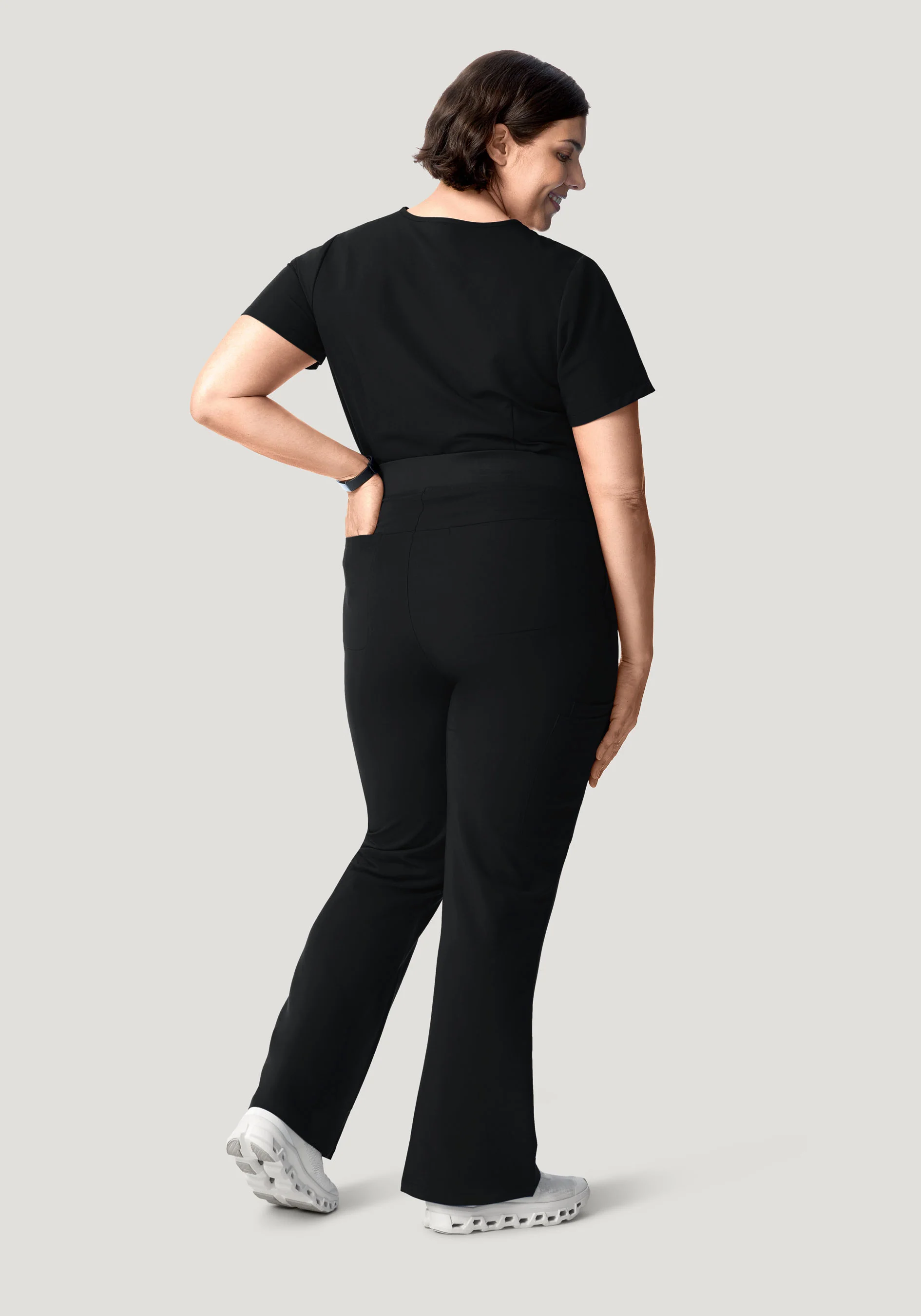 High Waisted Flares Black - Image 8
