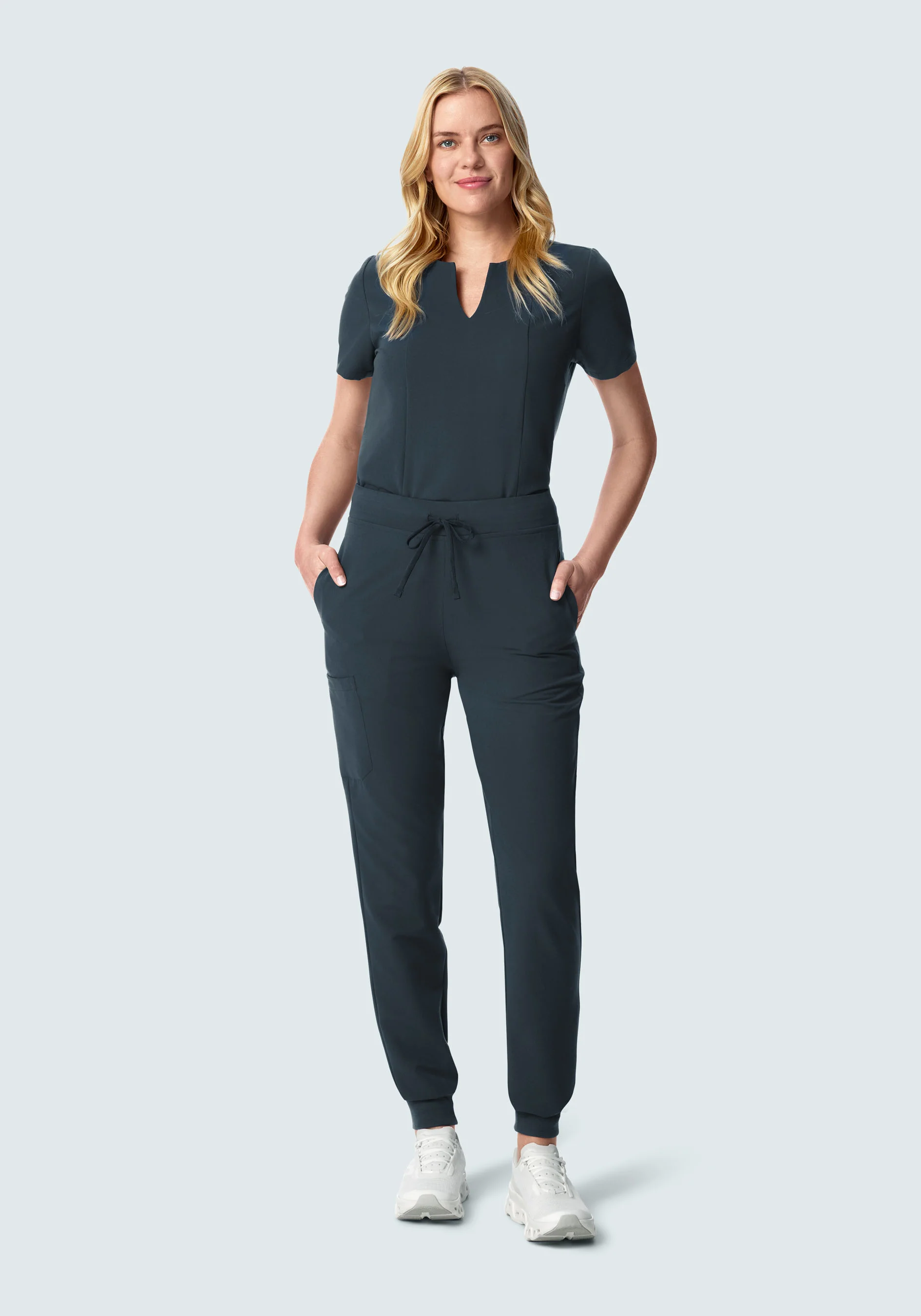 High Waisted Joggers Dark Harbor - Image 2