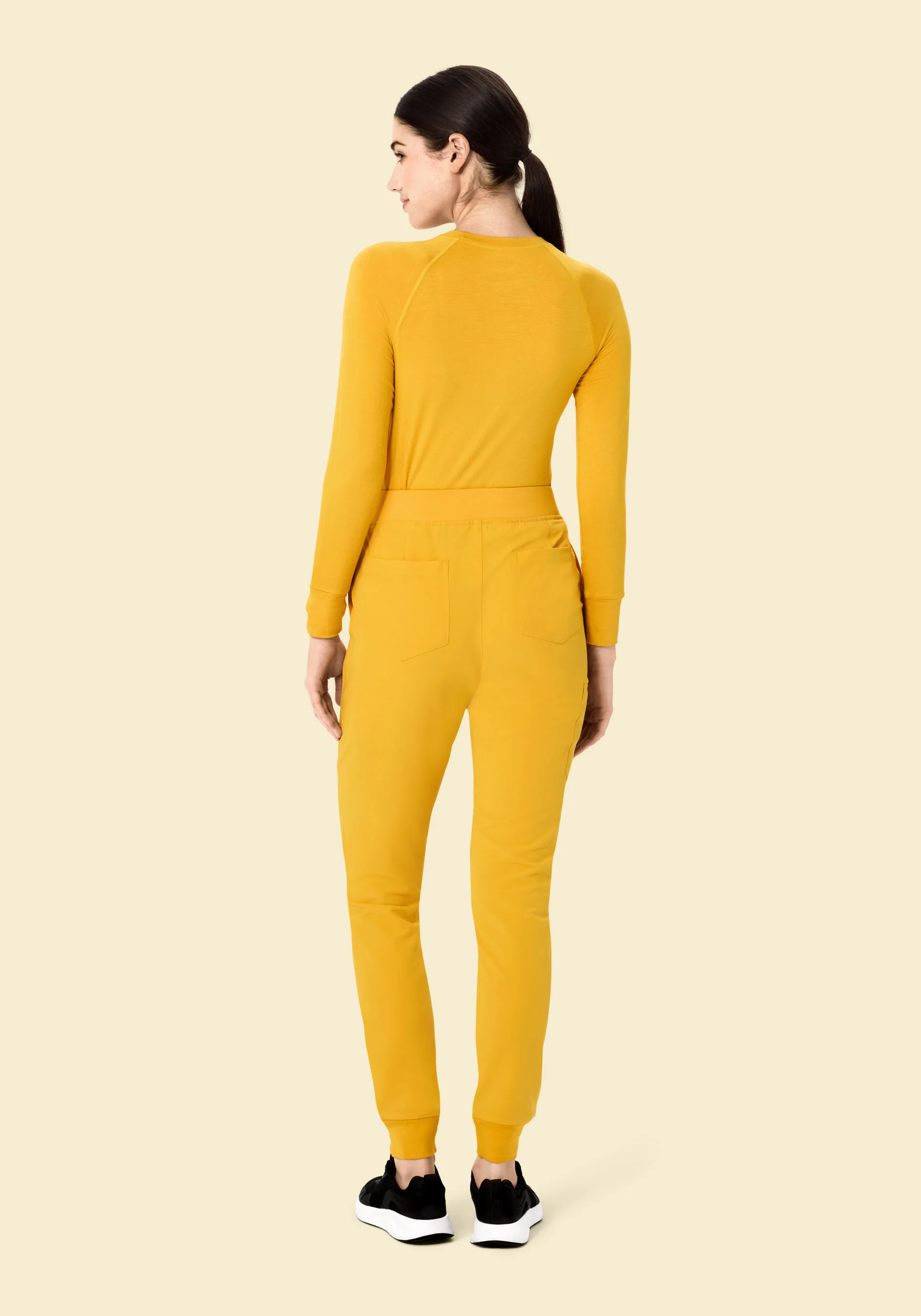 High Waisted Joggers Dijon - Image 5