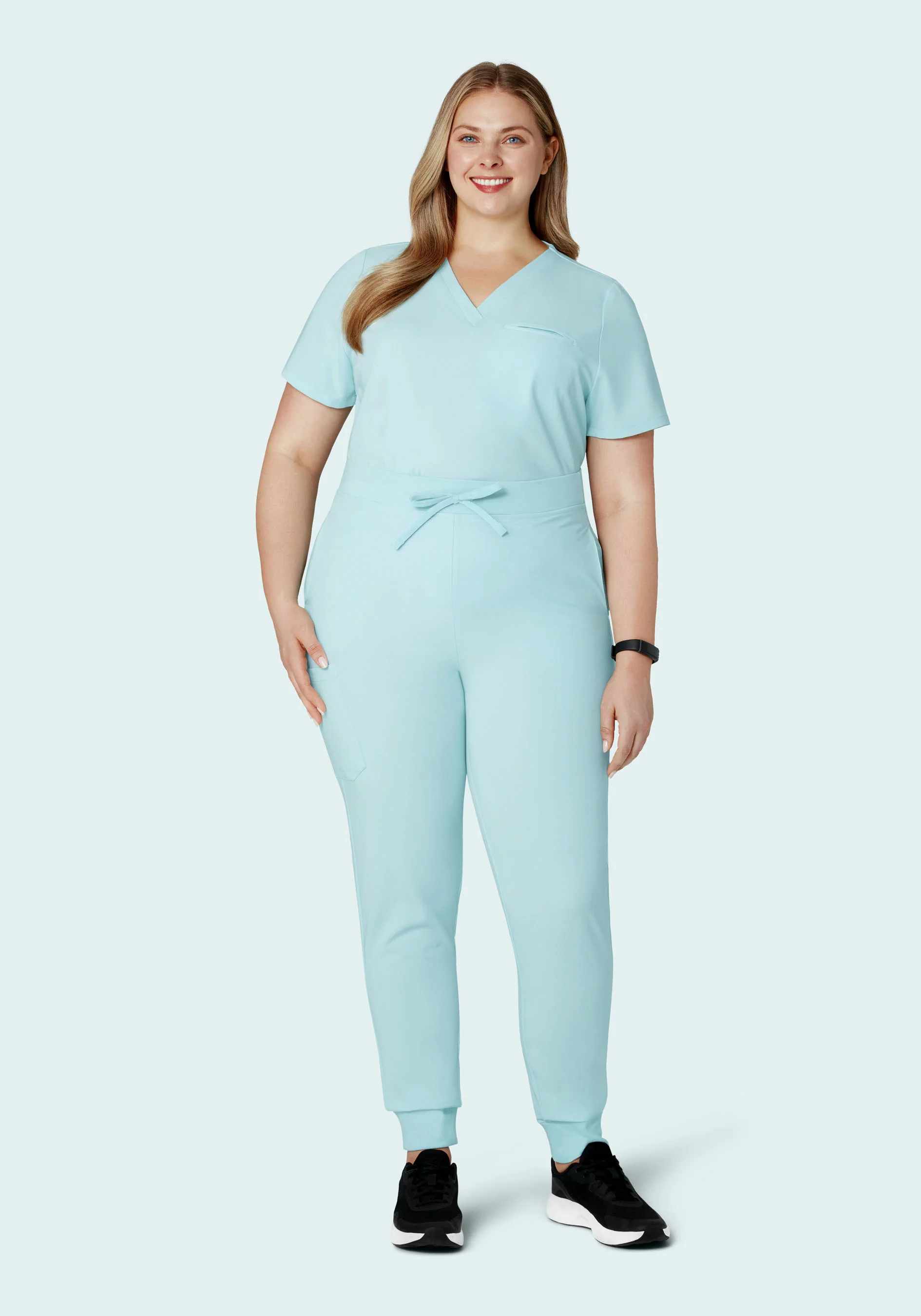 High Waisted Joggers Glacier - Image 5