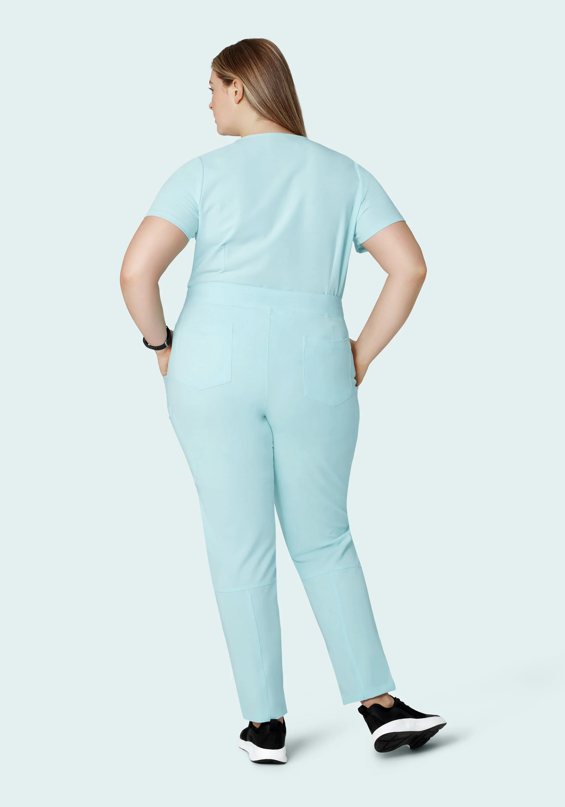 High Waisted Joggers Glacier - Image 8