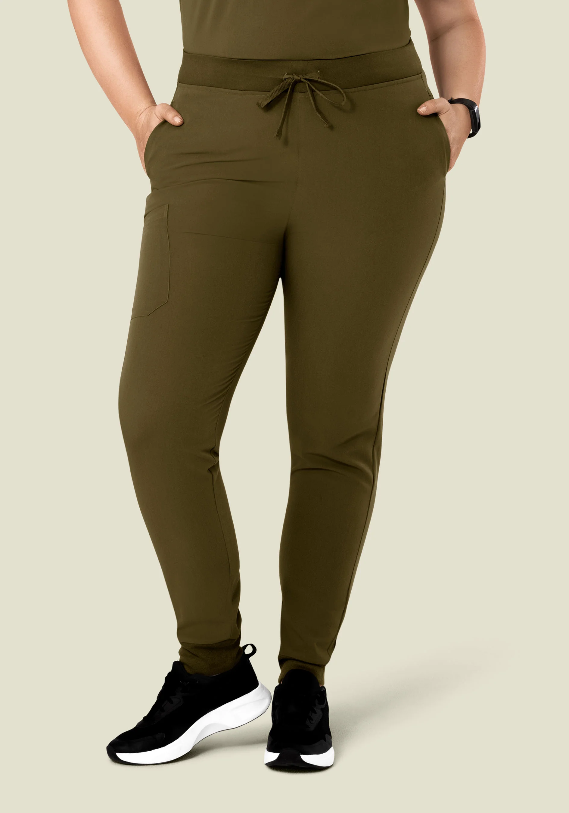 High Waisted Joggers Manzanilla - Image 6
