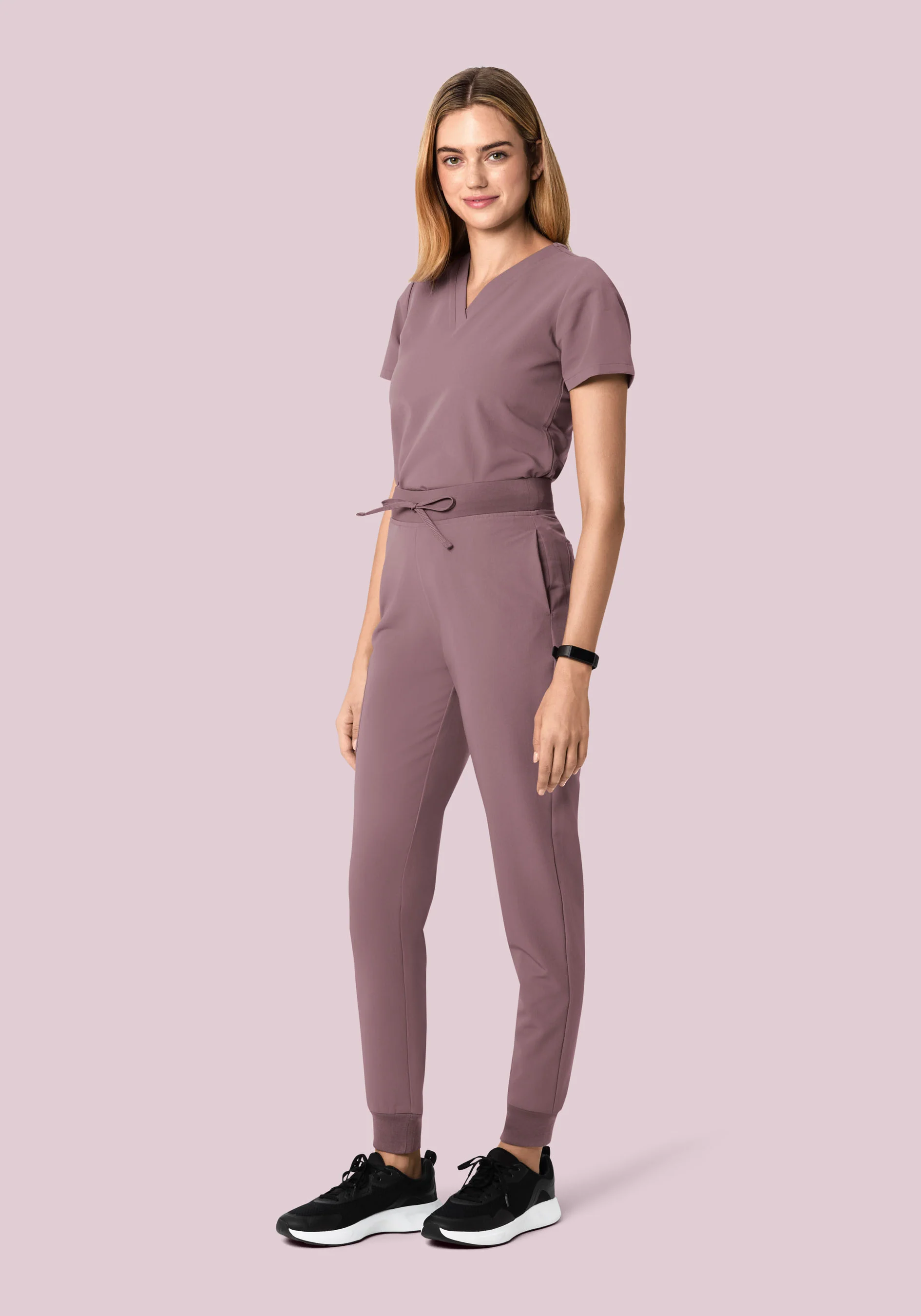 High Waisted Joggers Moondust - Image 2