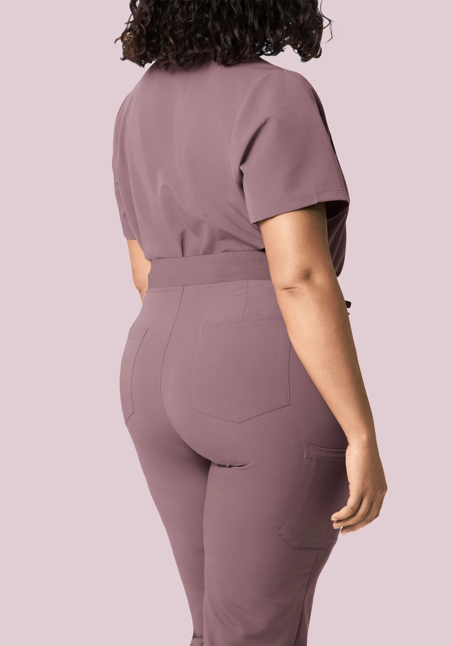 High Waisted Joggers Moondust - Image 7