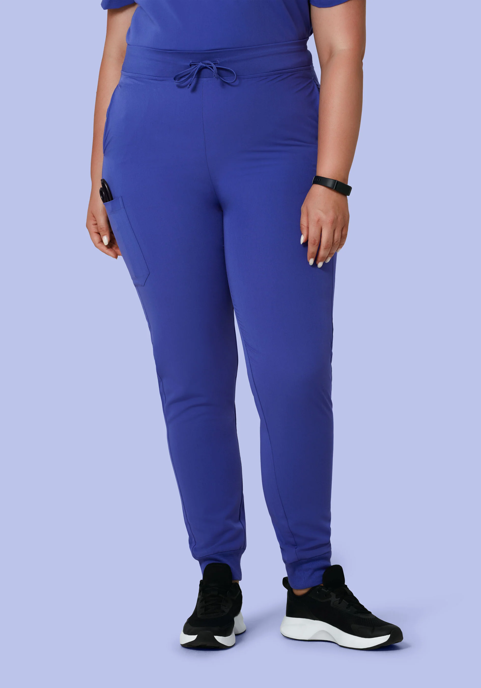 High Waisted Joggers Very Peri - Image 7