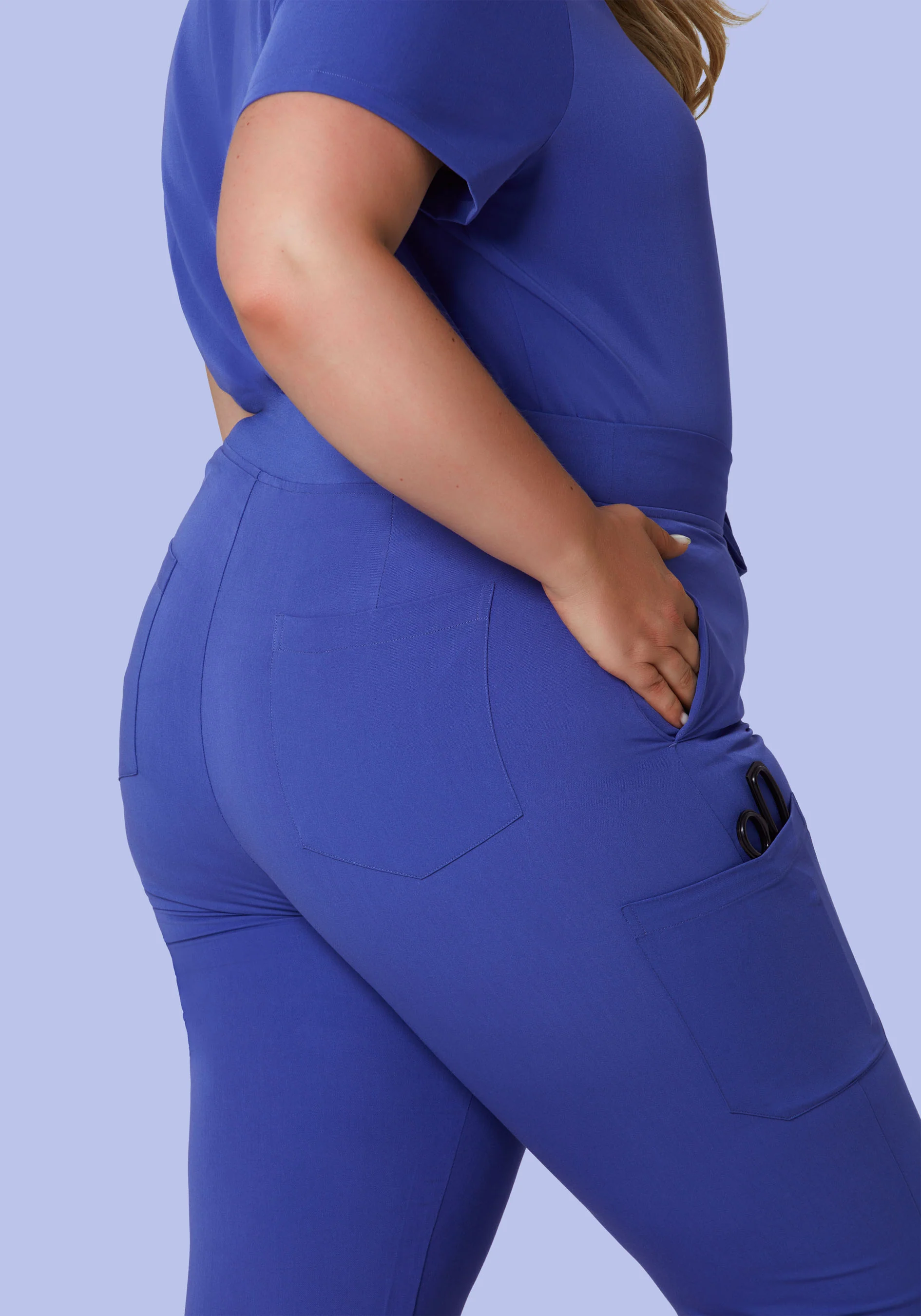 High Waisted Joggers Very Peri - Image 8