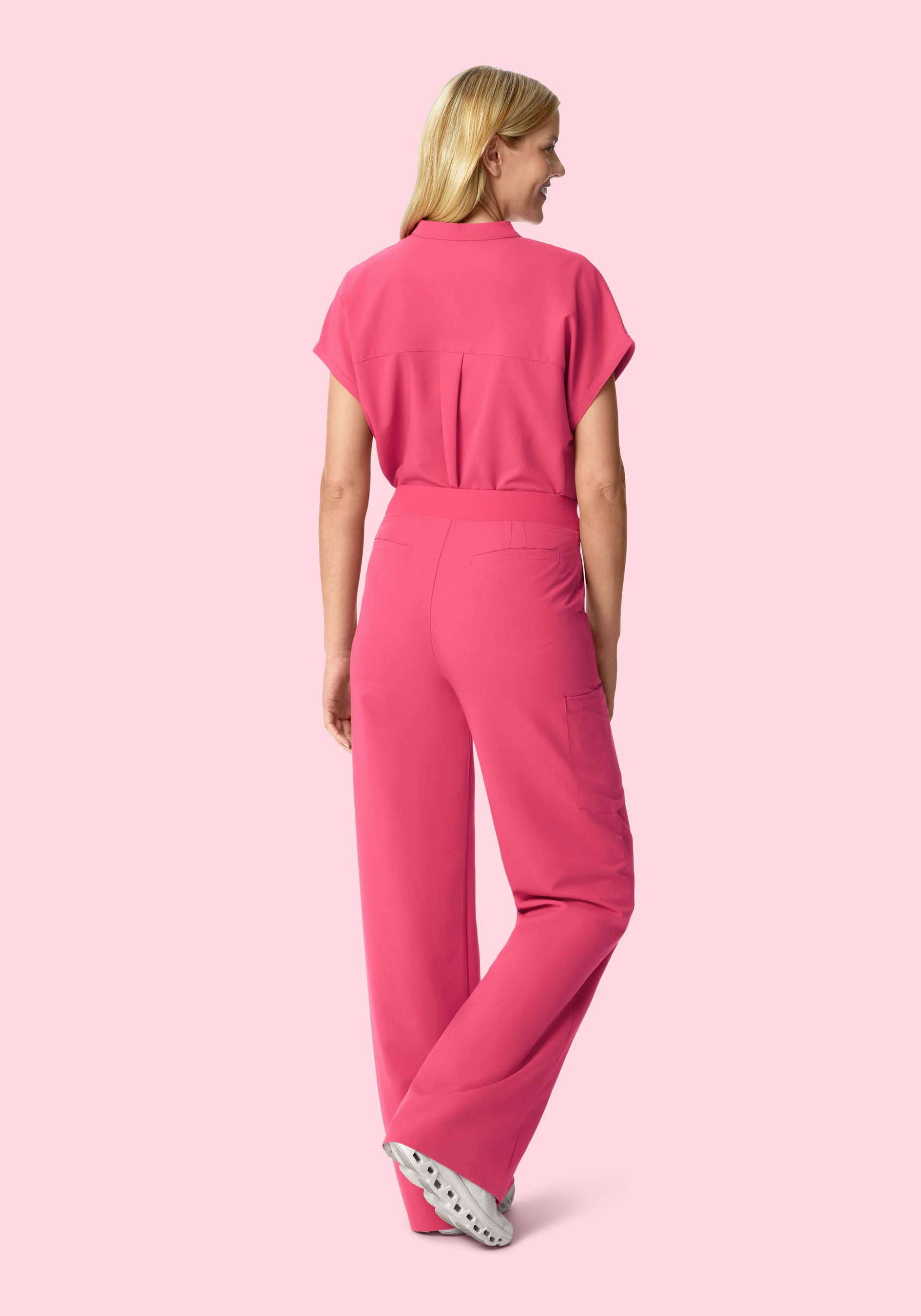 High Waisted Wide Leg Carmine - Image 4