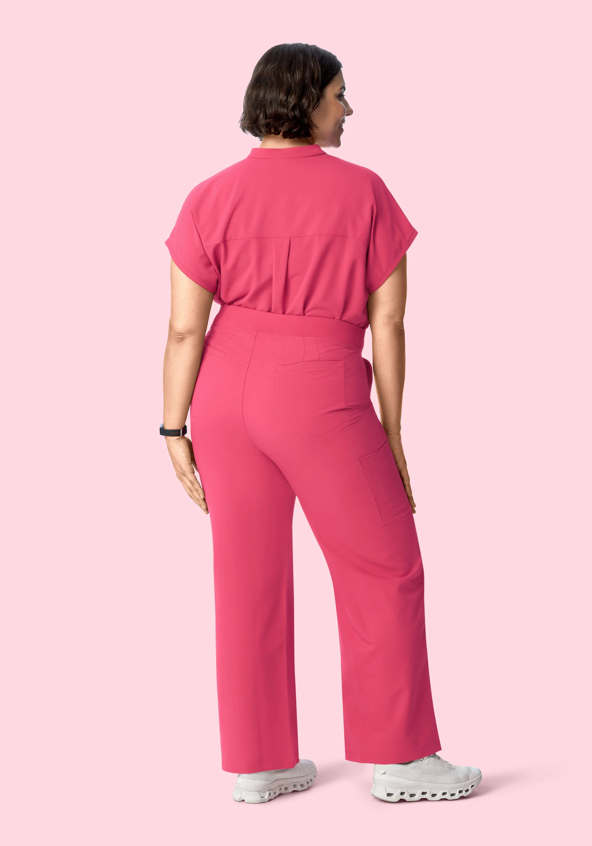 High Waisted Wide Leg Carmine - Image 6