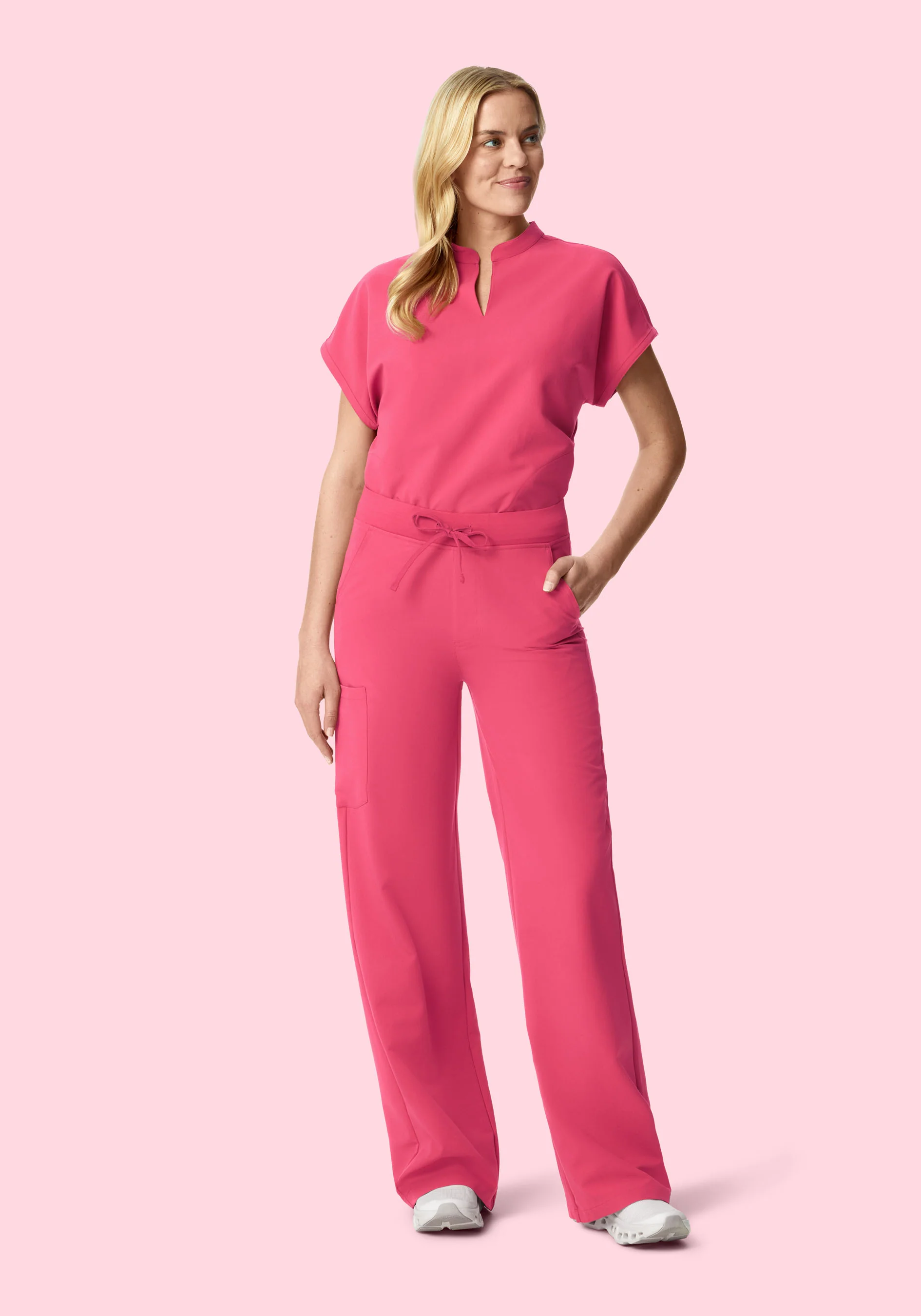 High Waisted Wide Leg Carmine - Image 7