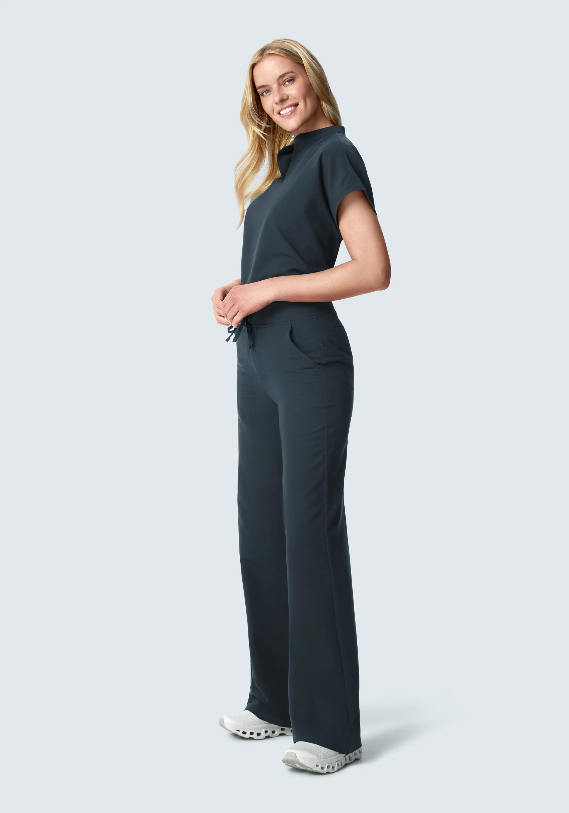 High Waisted Wide Leg Dark Harbor - Image 2