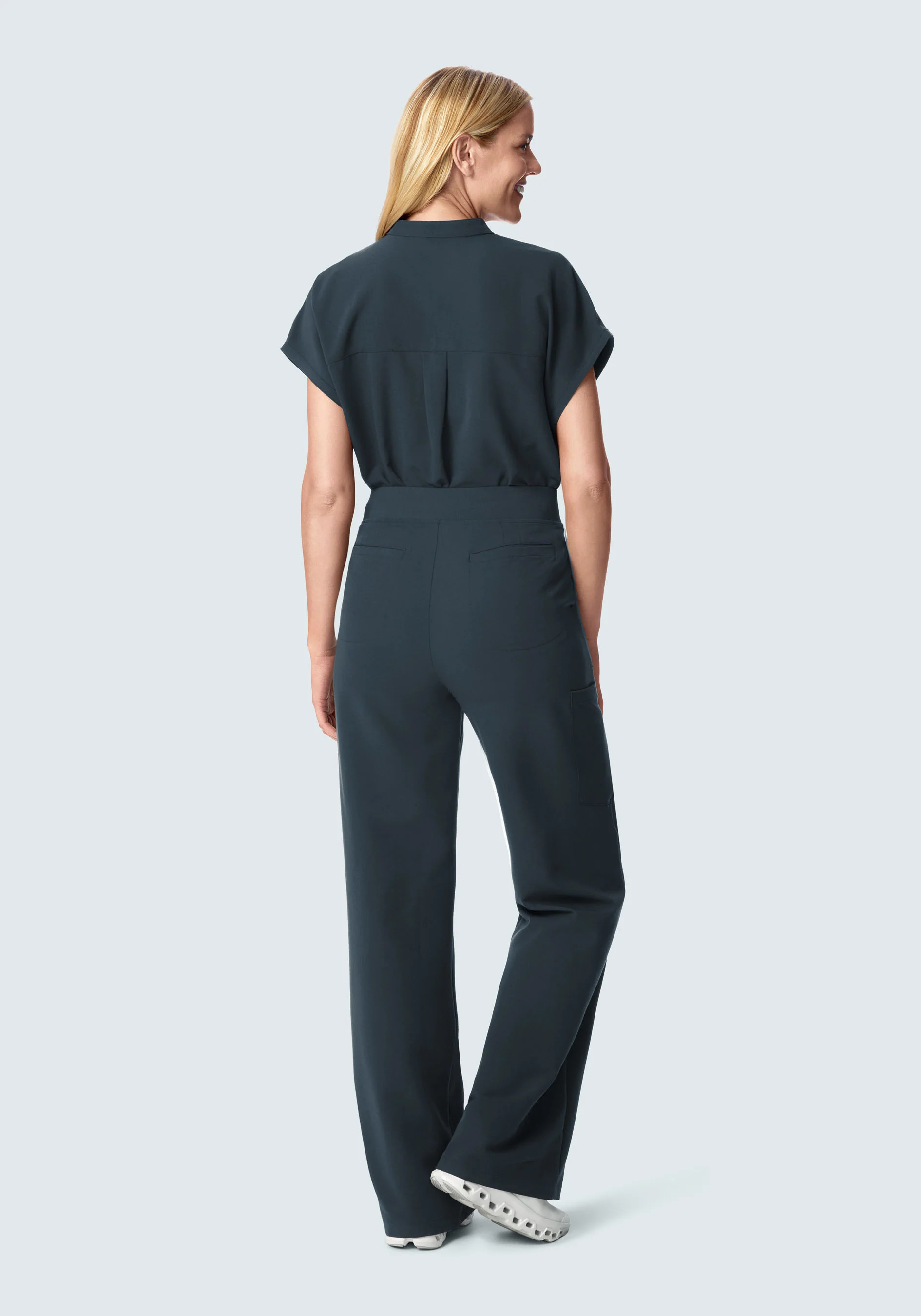High Waisted Wide Leg Dark Harbor - Image 4