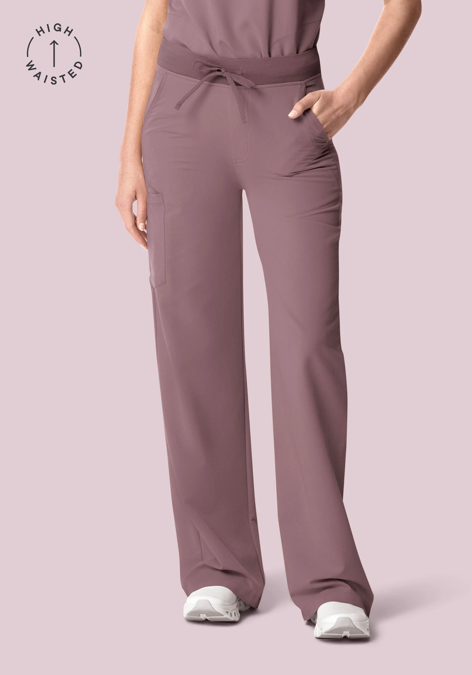 High Waisted Wide Leg Moondust