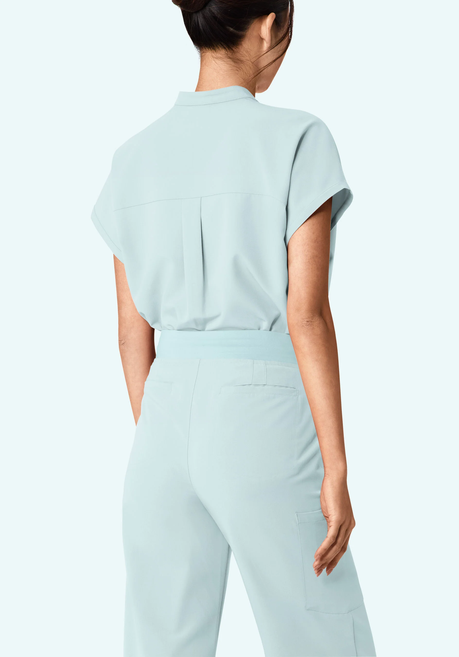 High Waisted Wide Leg Sky - Image 4