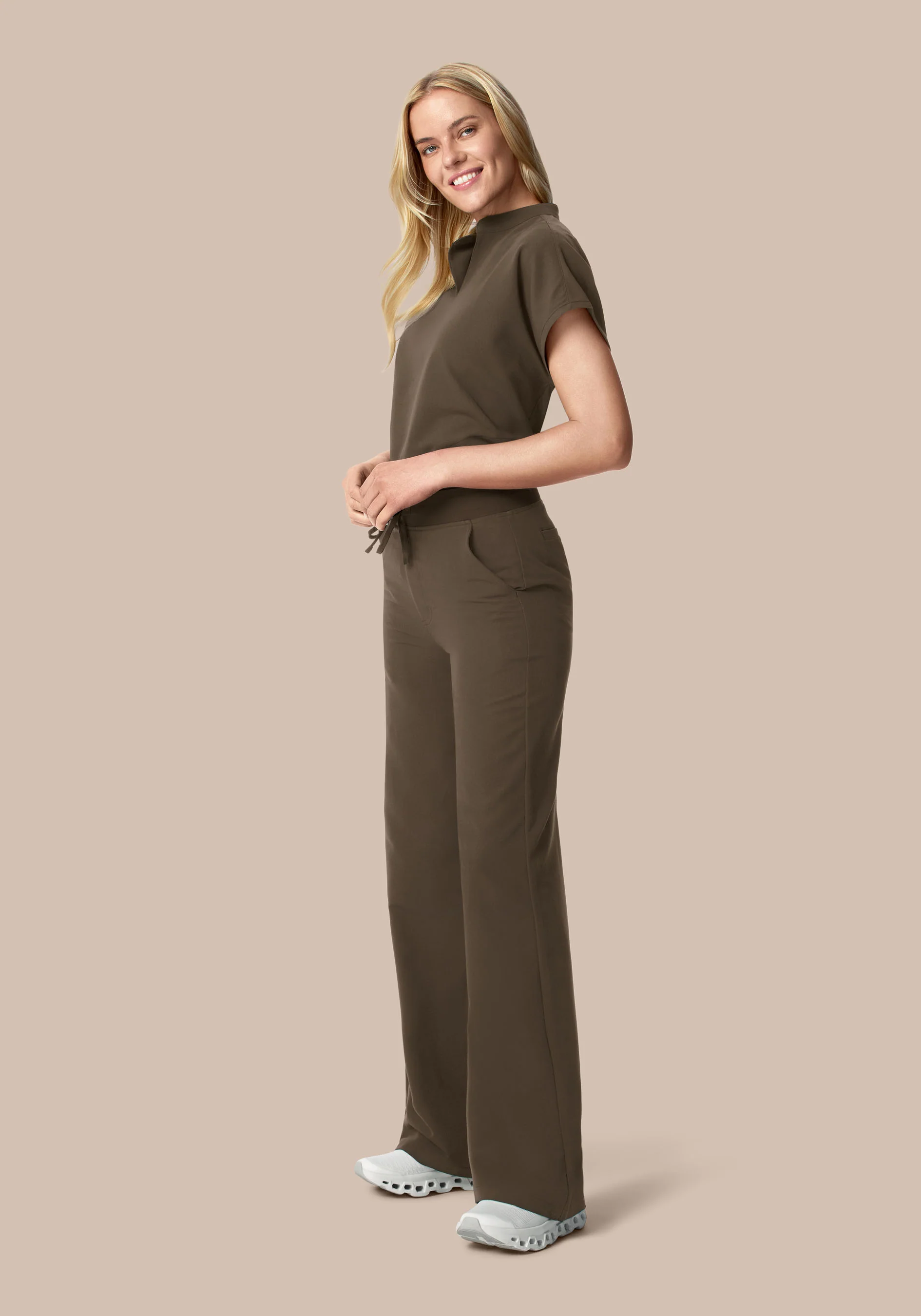 High Waisted Wide Leg Truffle - Image 2