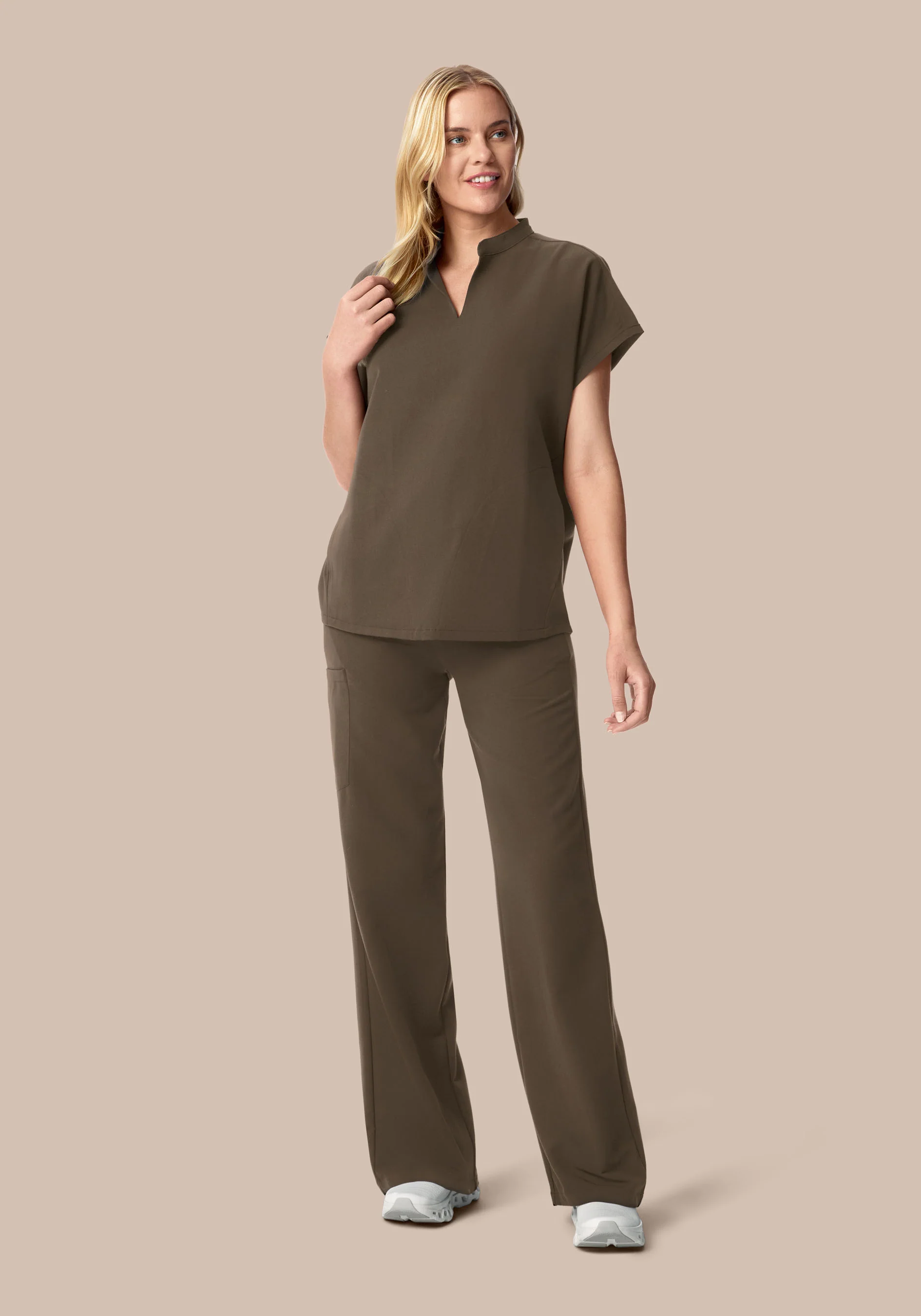 High Waisted Wide Leg Truffle - Image 3