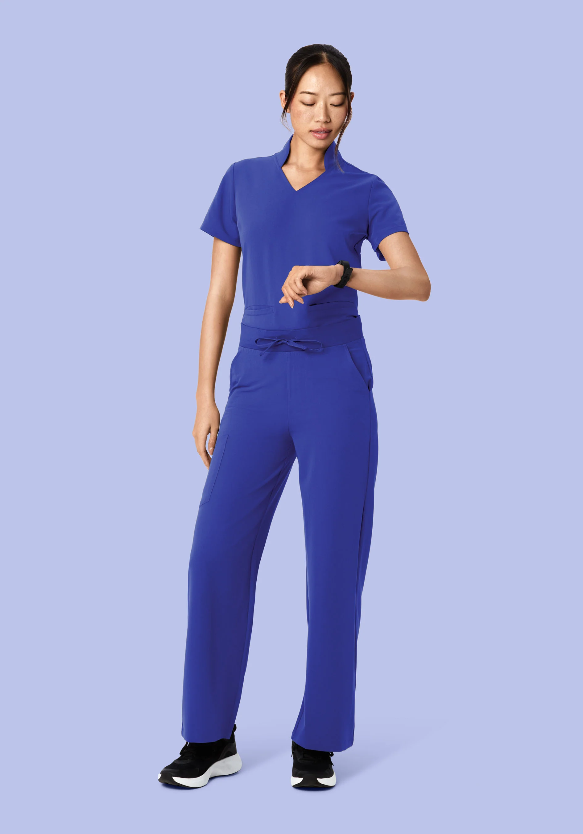 High Waisted Wide Leg Very Peri - Image 2