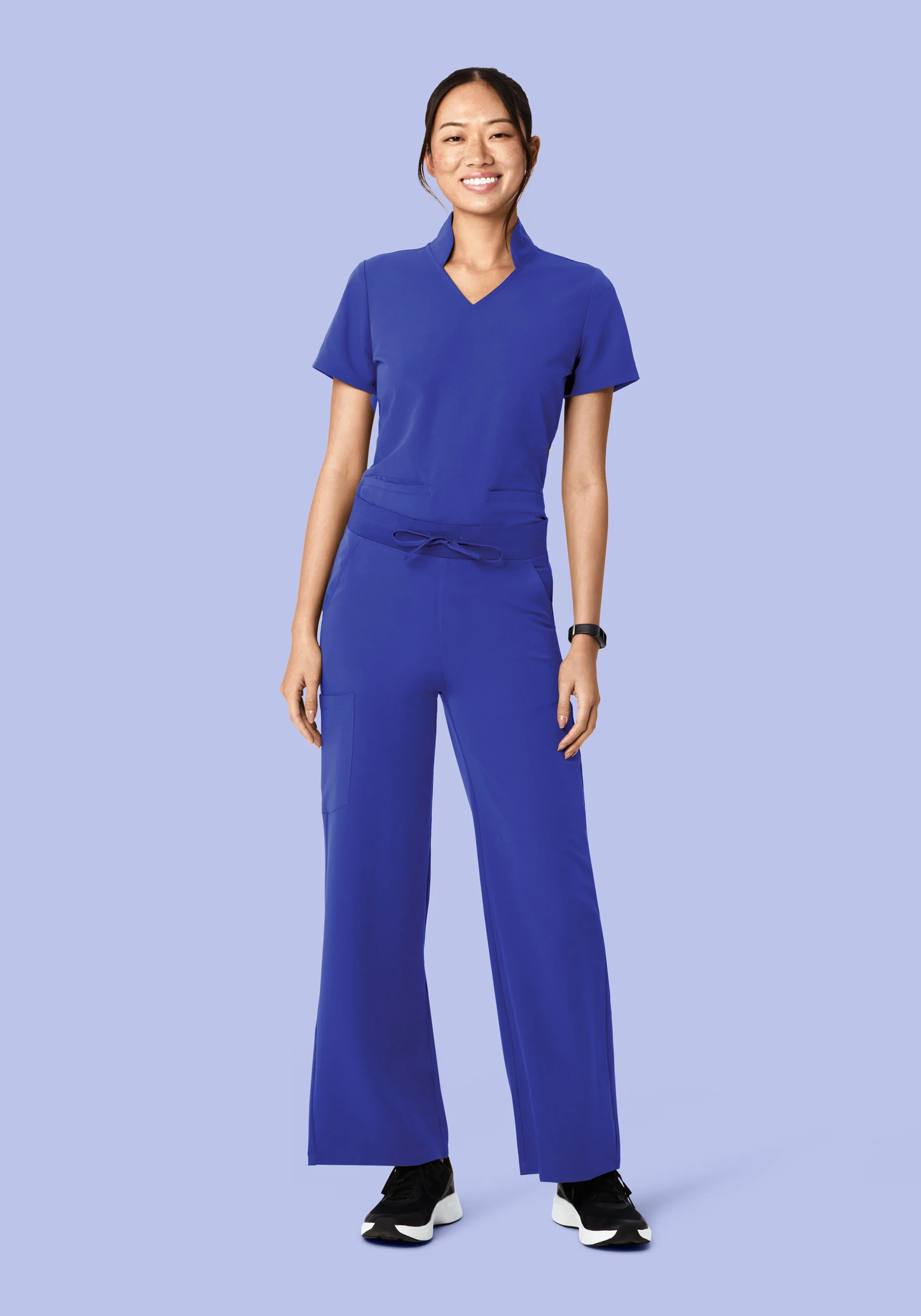 High Waisted Wide Leg Very Peri - Image 3