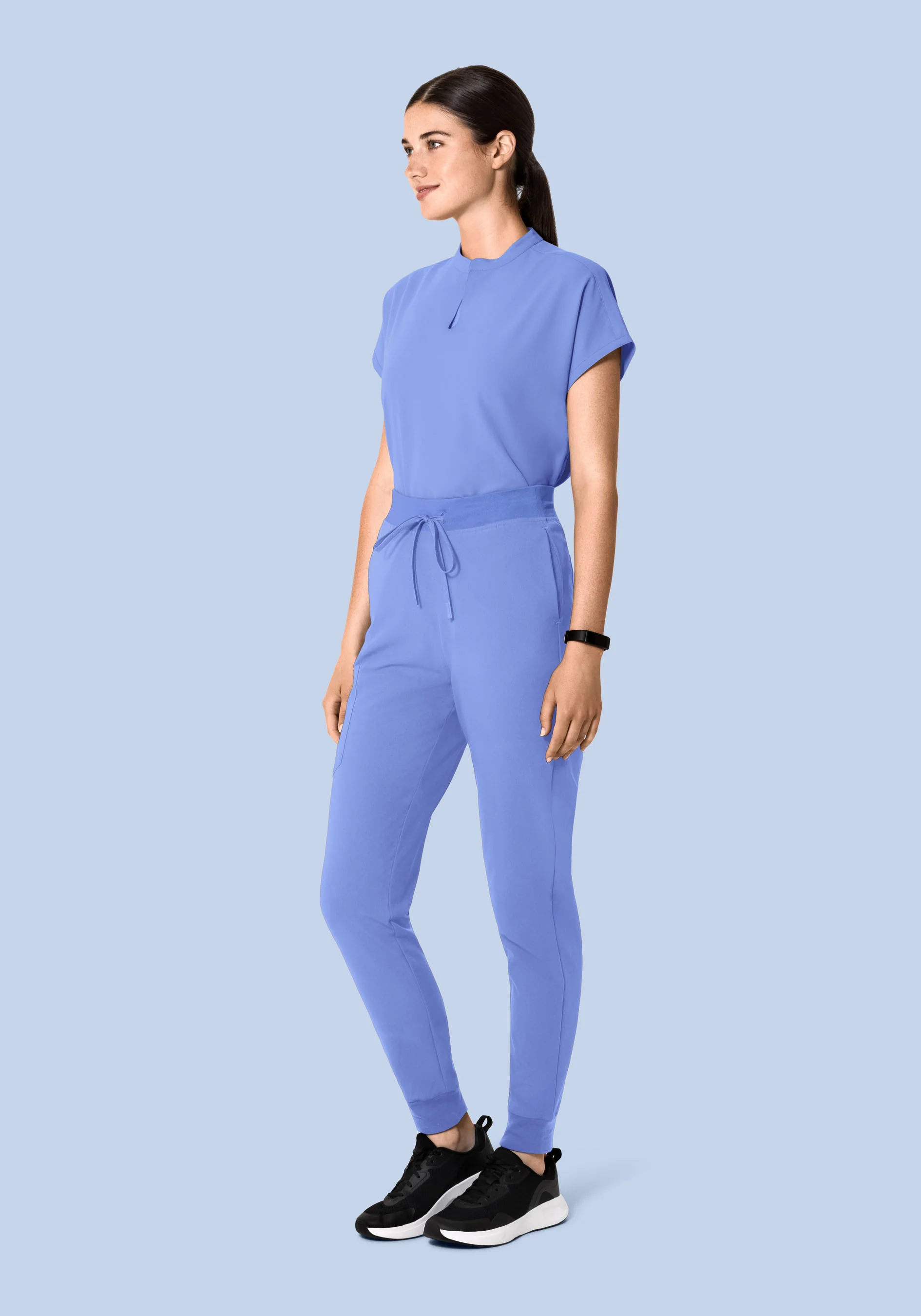 Mandarin Dolman Top French Blue - Image 3