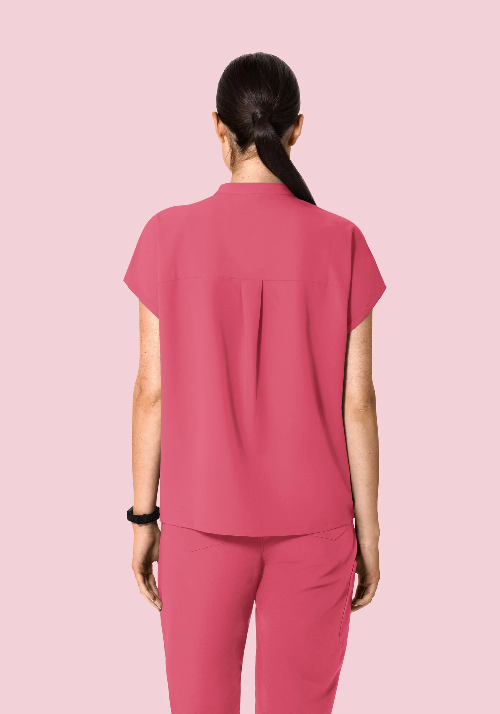 Mandarin Dolman Top Jaipur Pink - Image 4