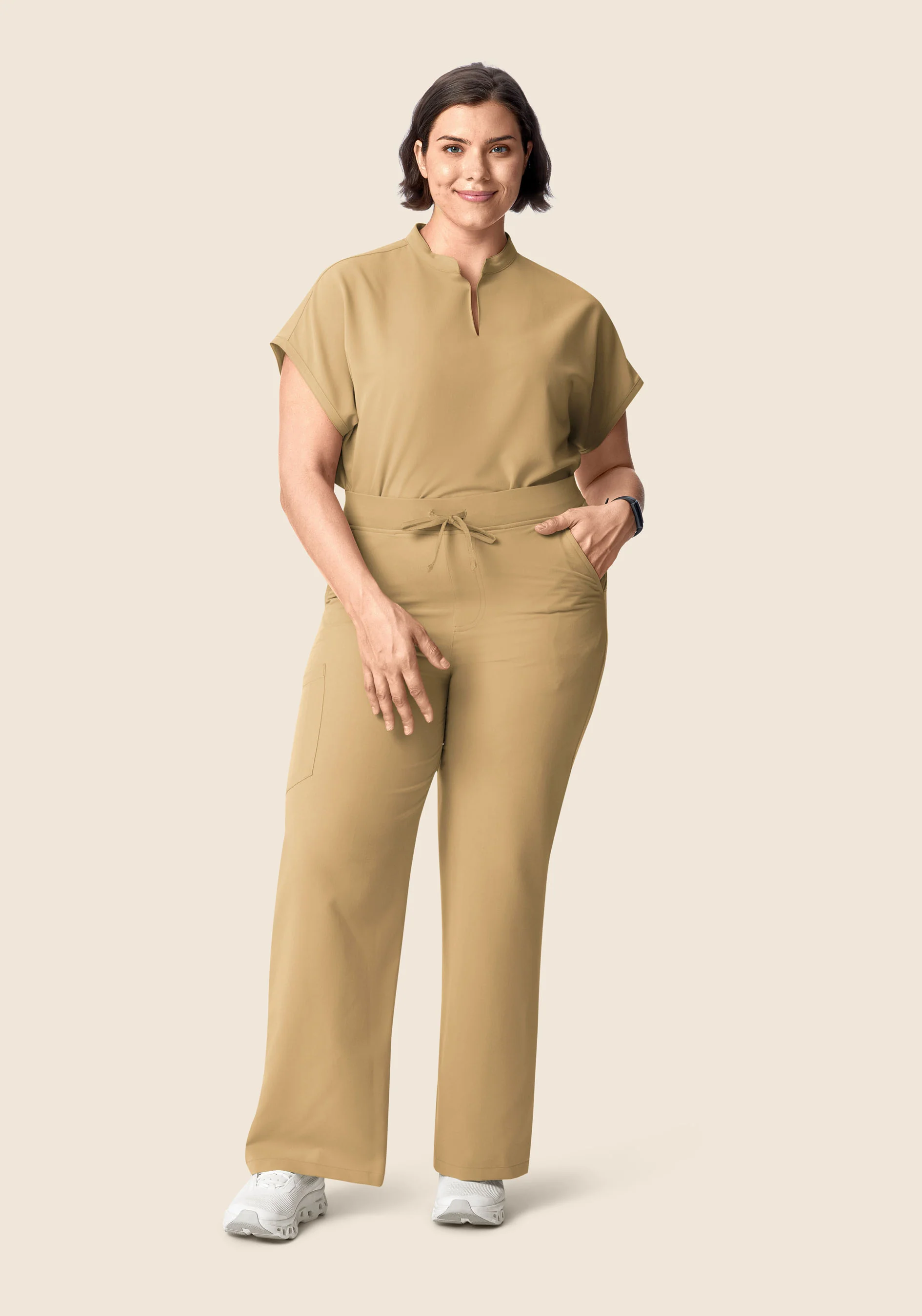Mandarin Dolman Top Latte - Image 7