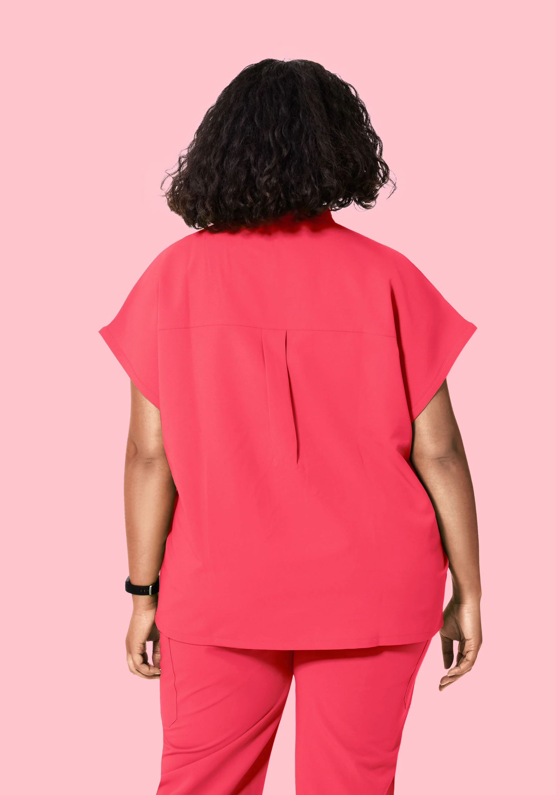 Mandarin Dolman Top Paradise Pink - Image 9